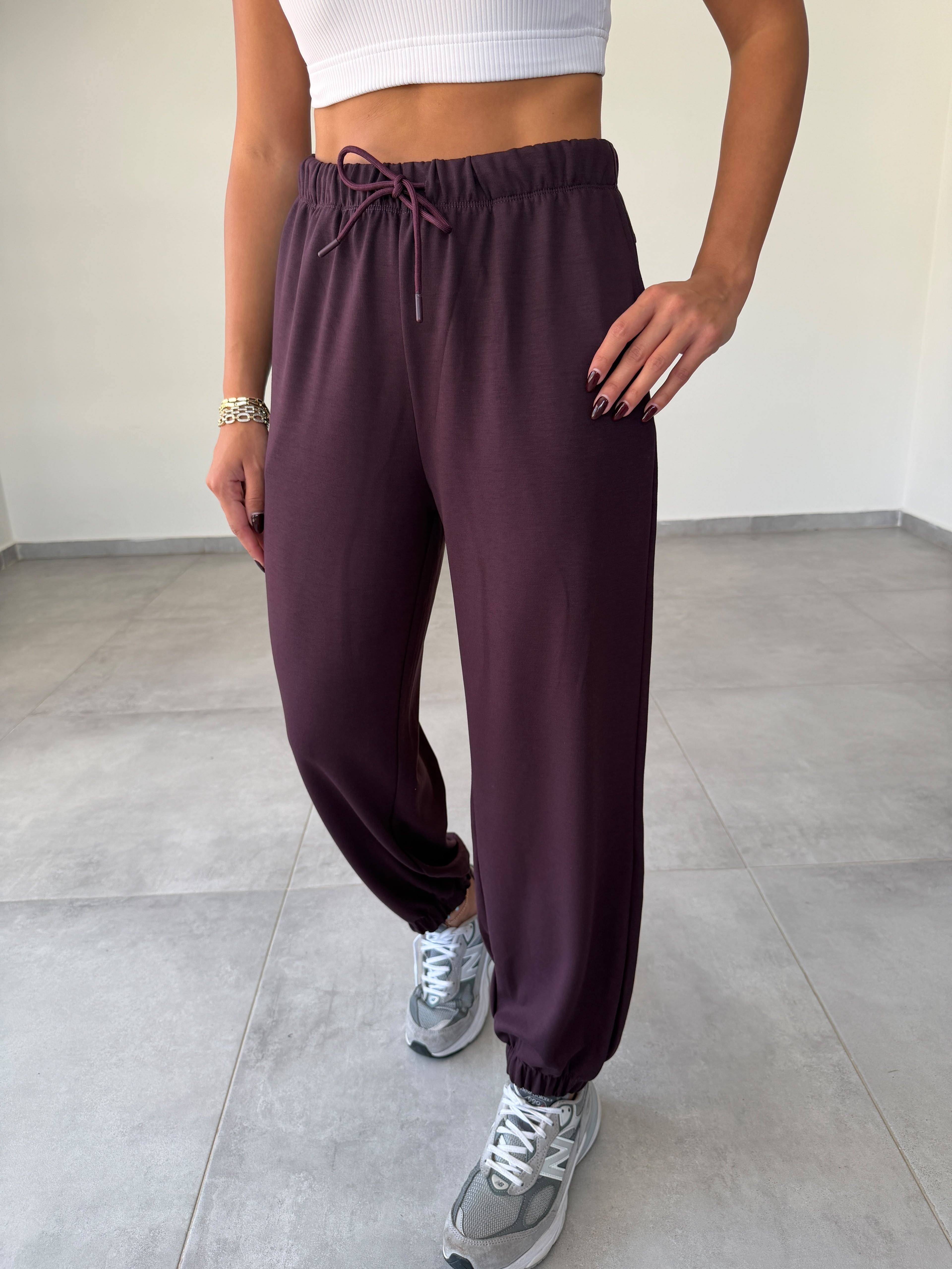 Bordo Modal Jogger Eşofman