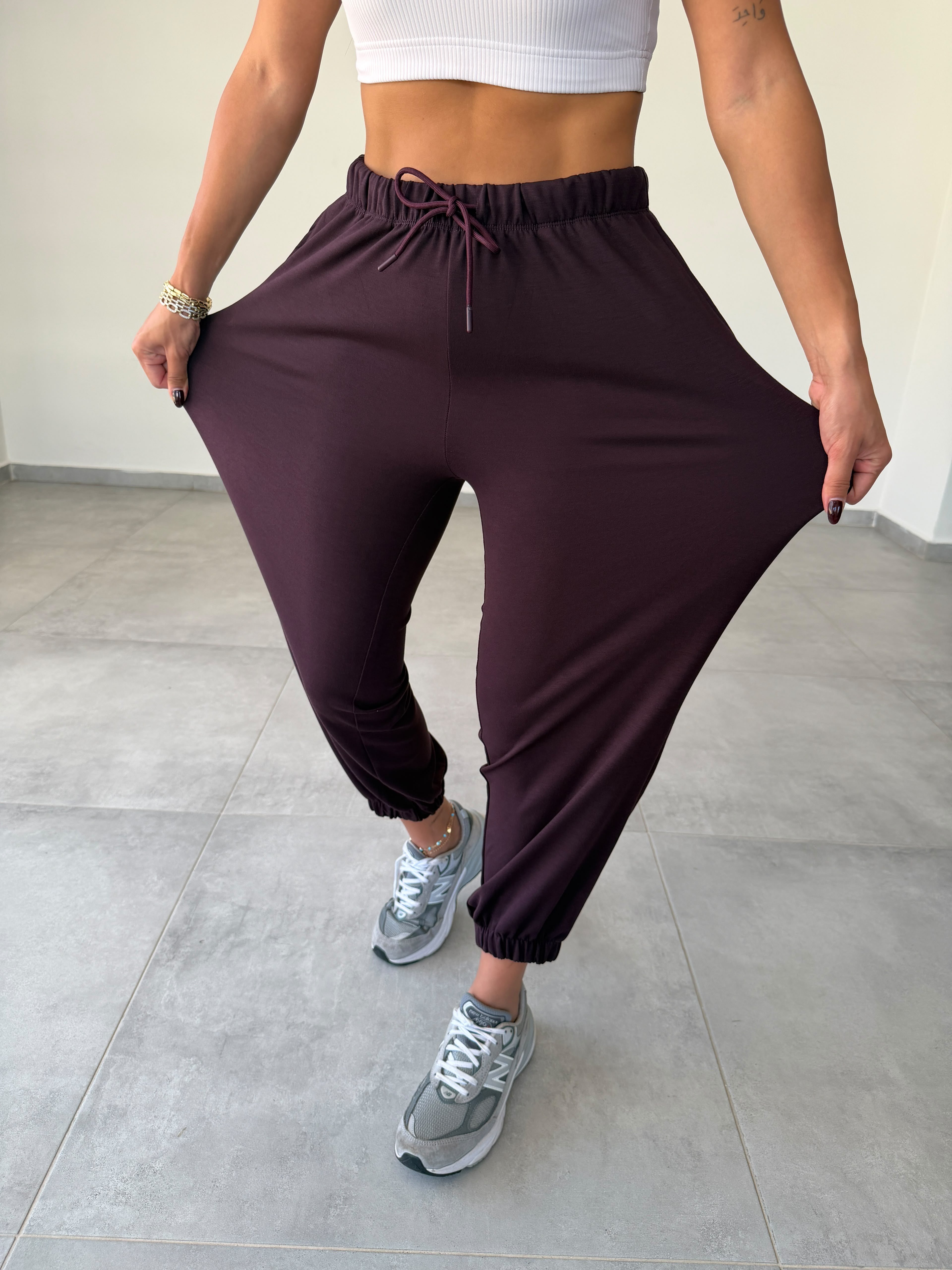 Bordo Modal Jogger Eşofman