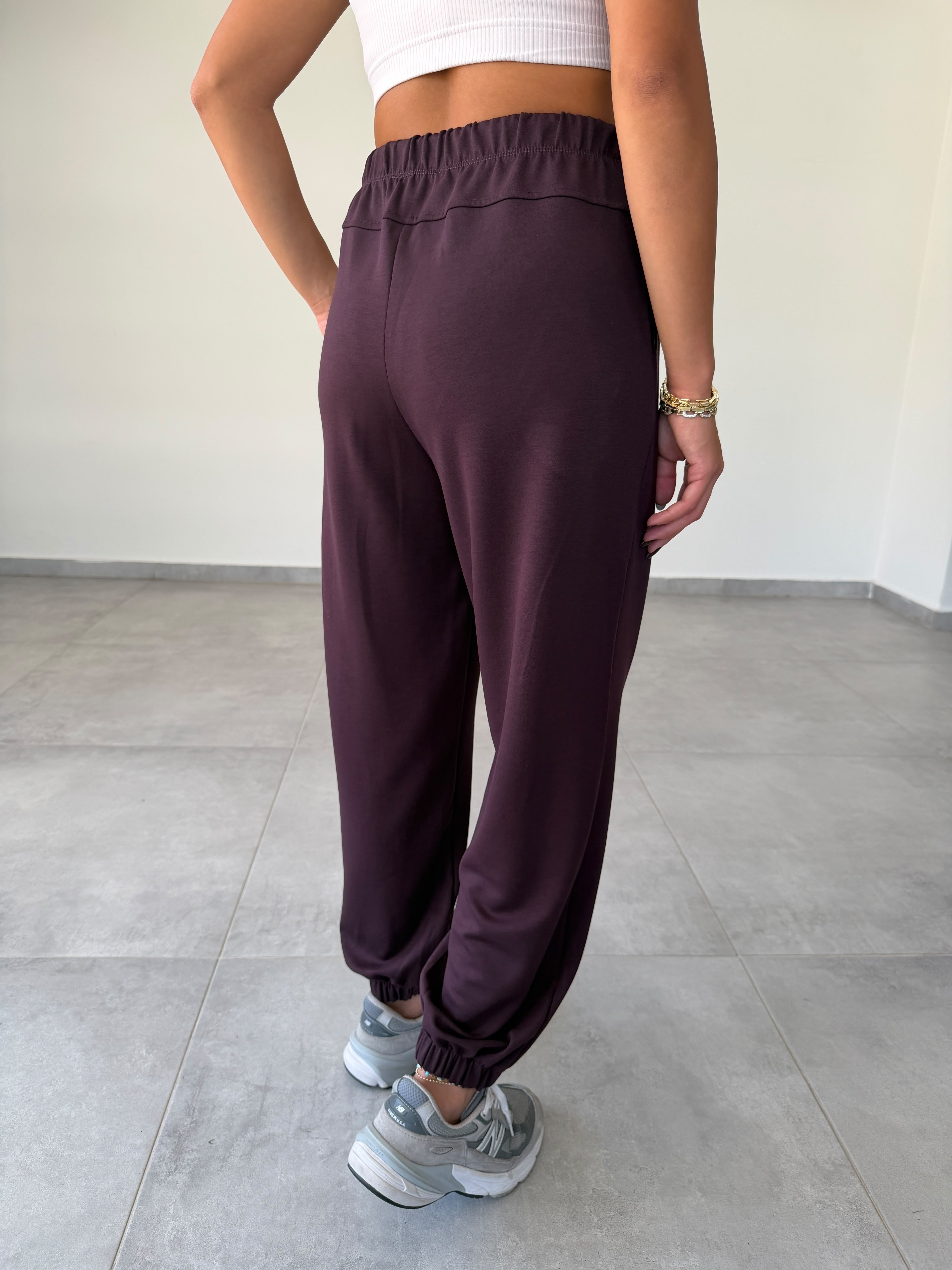 Bordo Modal Jogger Eşofman