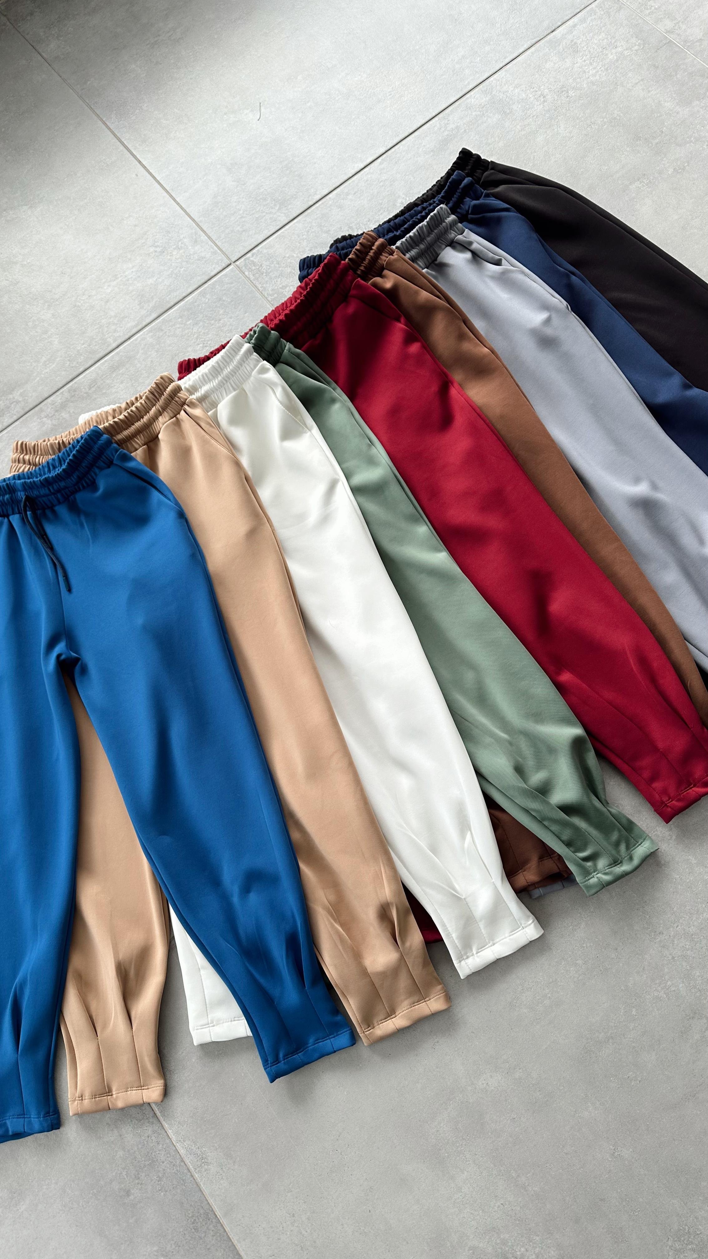 Bordo Scuba Paça Pileli Eşofman