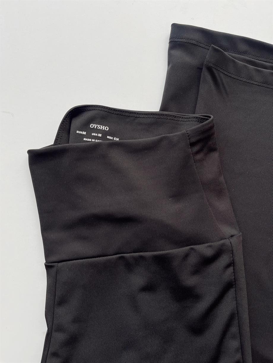 Boru Paça Siyah Fit  Tayt