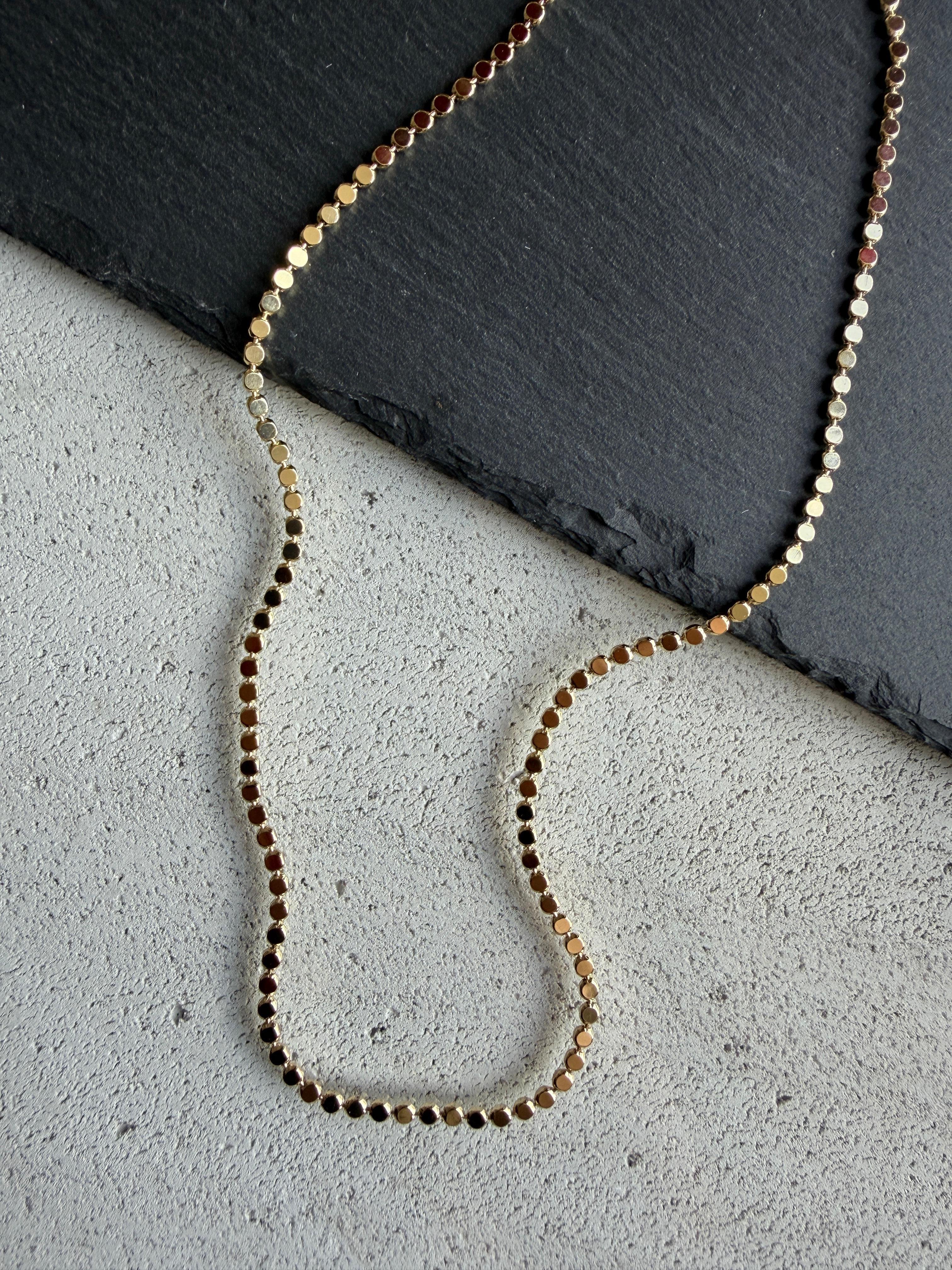 Çelik Gold Kolye 03