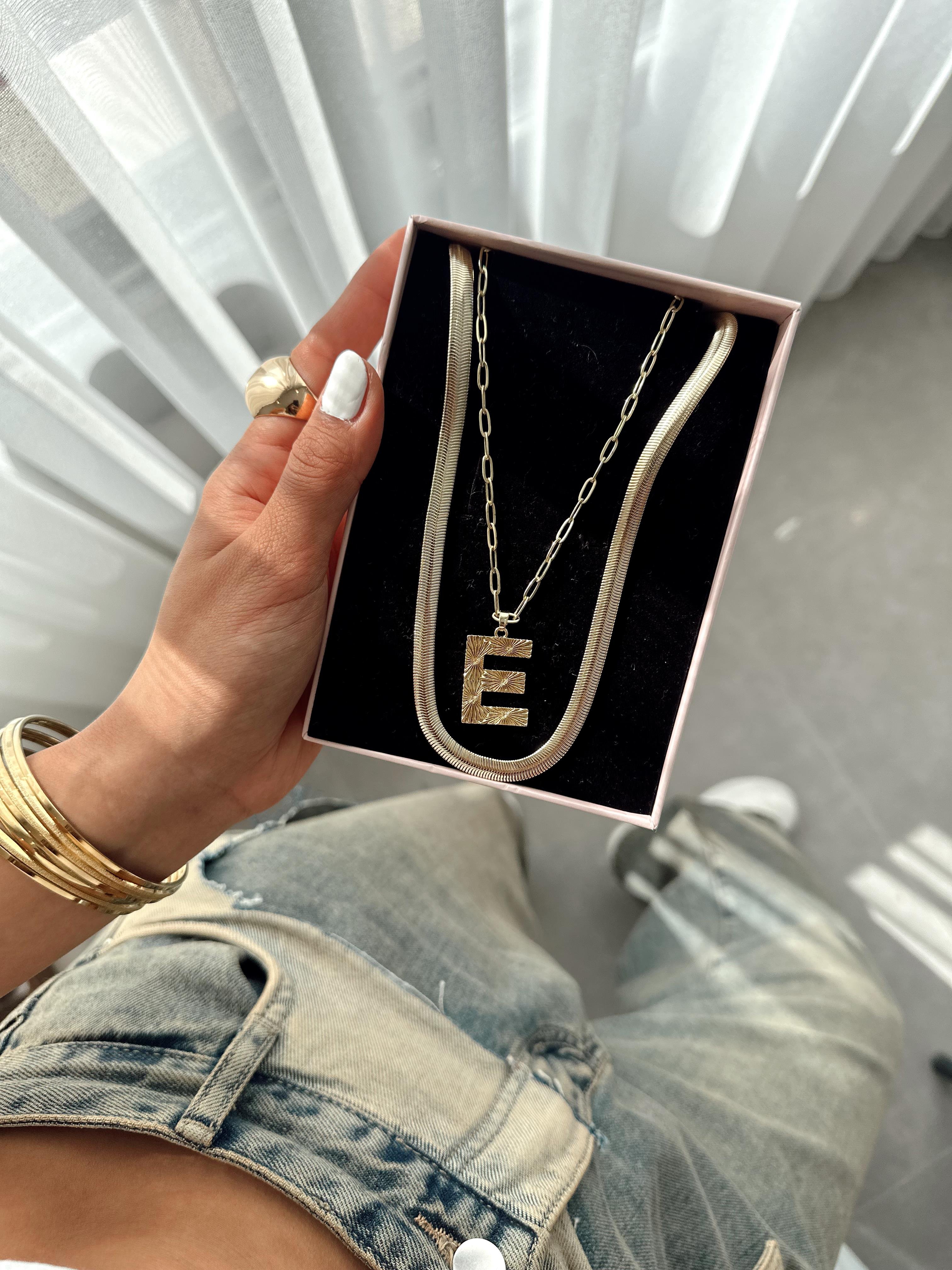 Çelik Gold Kolye 04