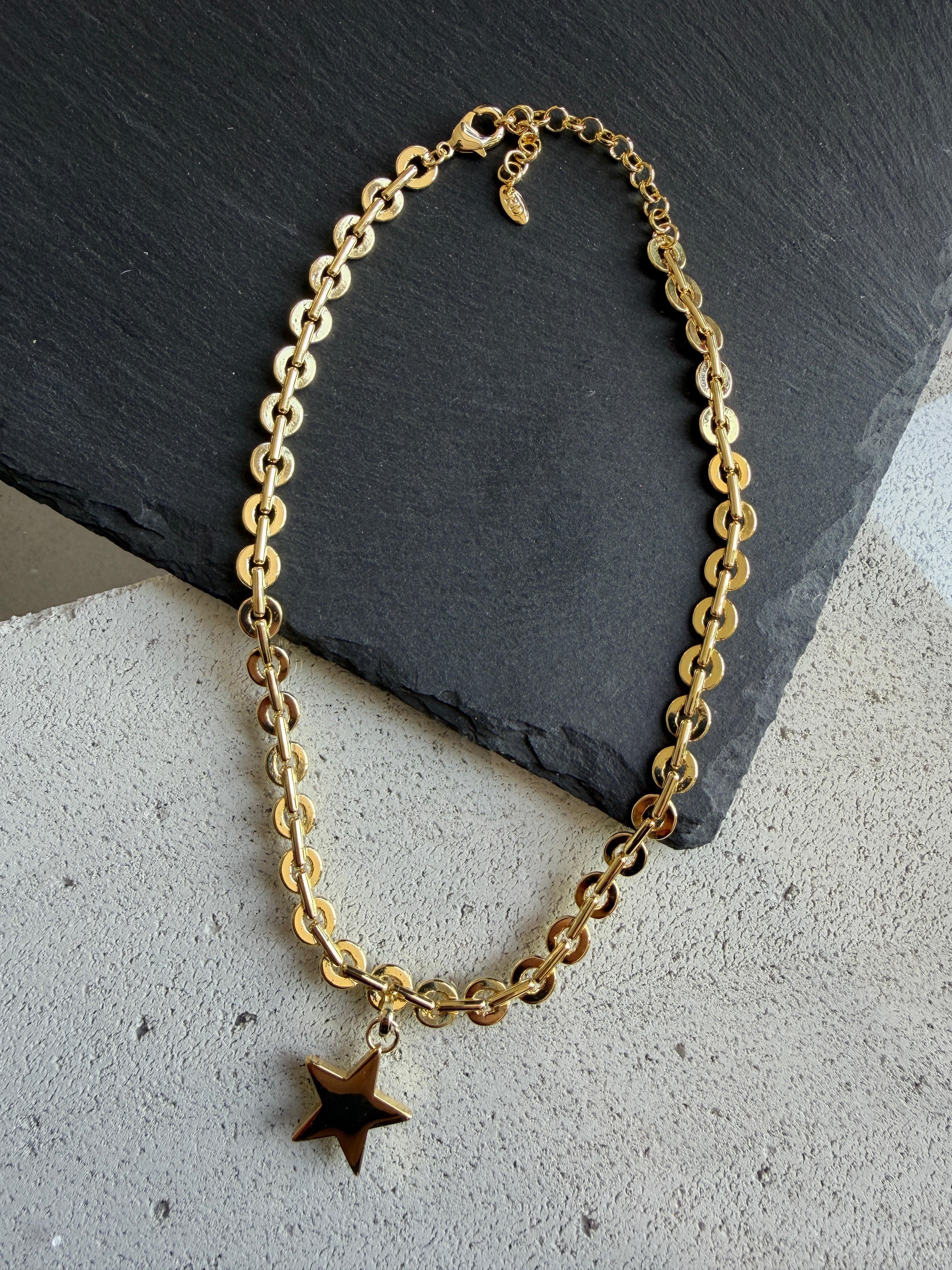 Çelik Gold Kolye 06