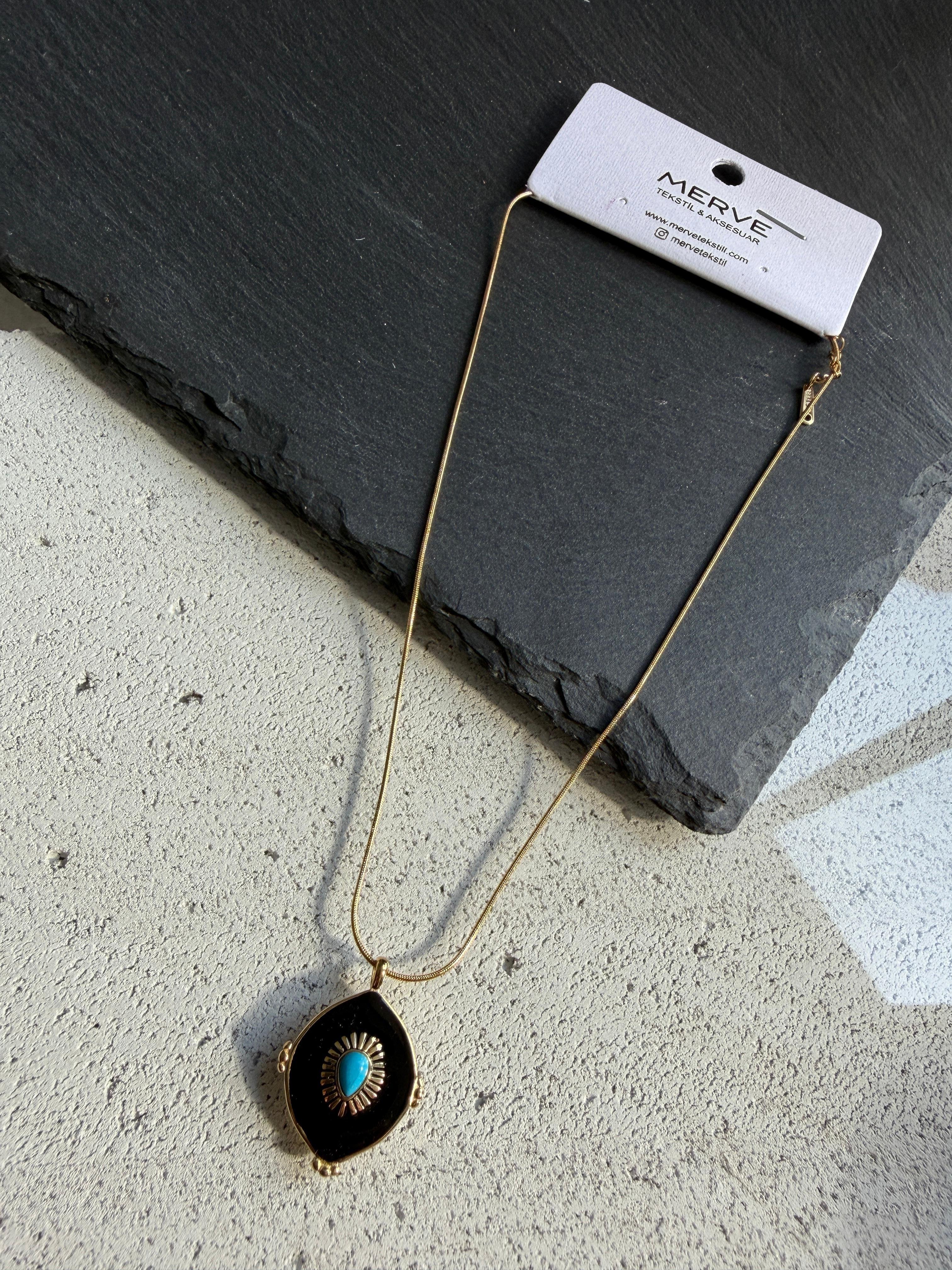 Çelik Gold Kolye 14