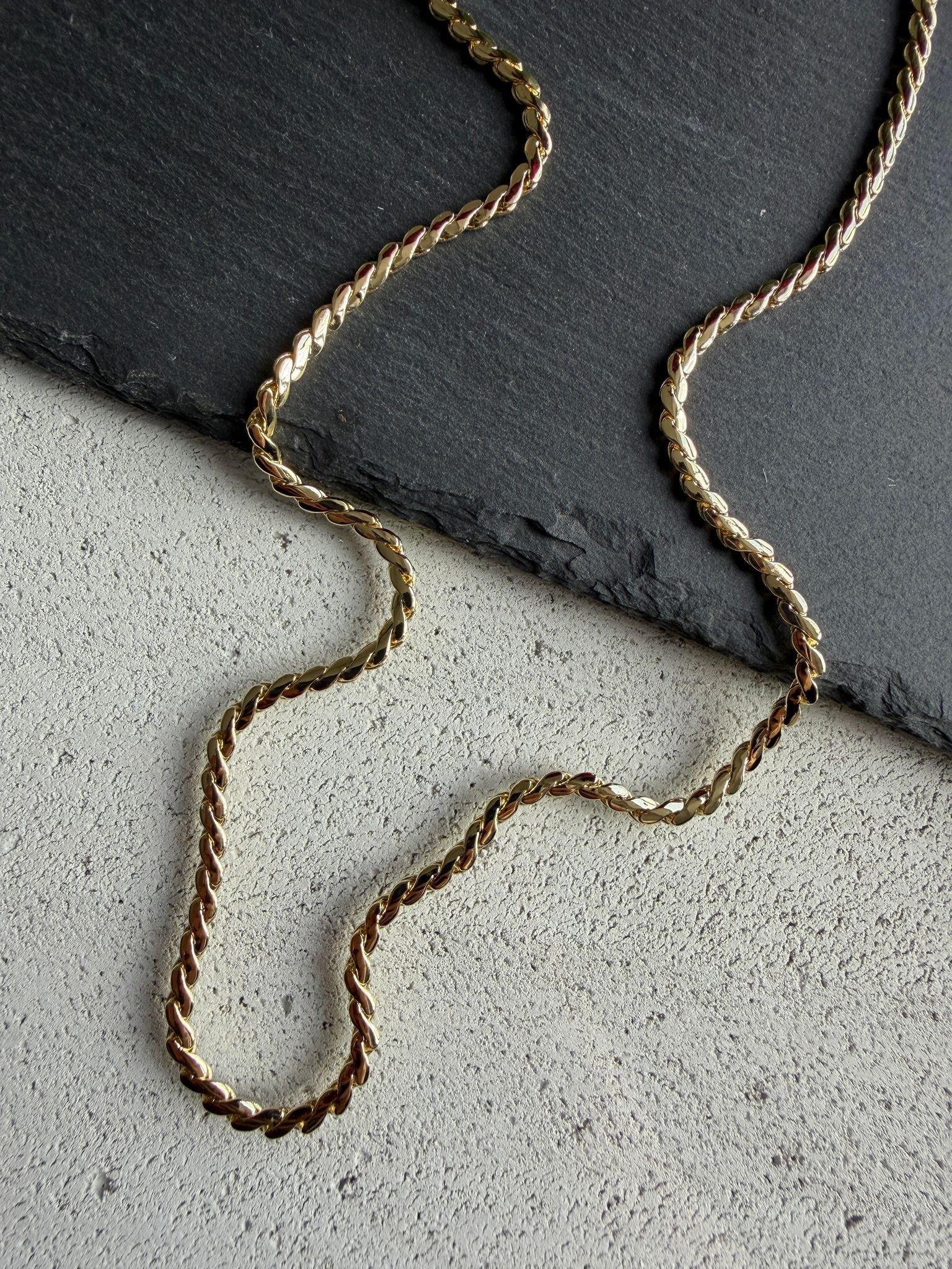 Çelik Gold Kolye 25