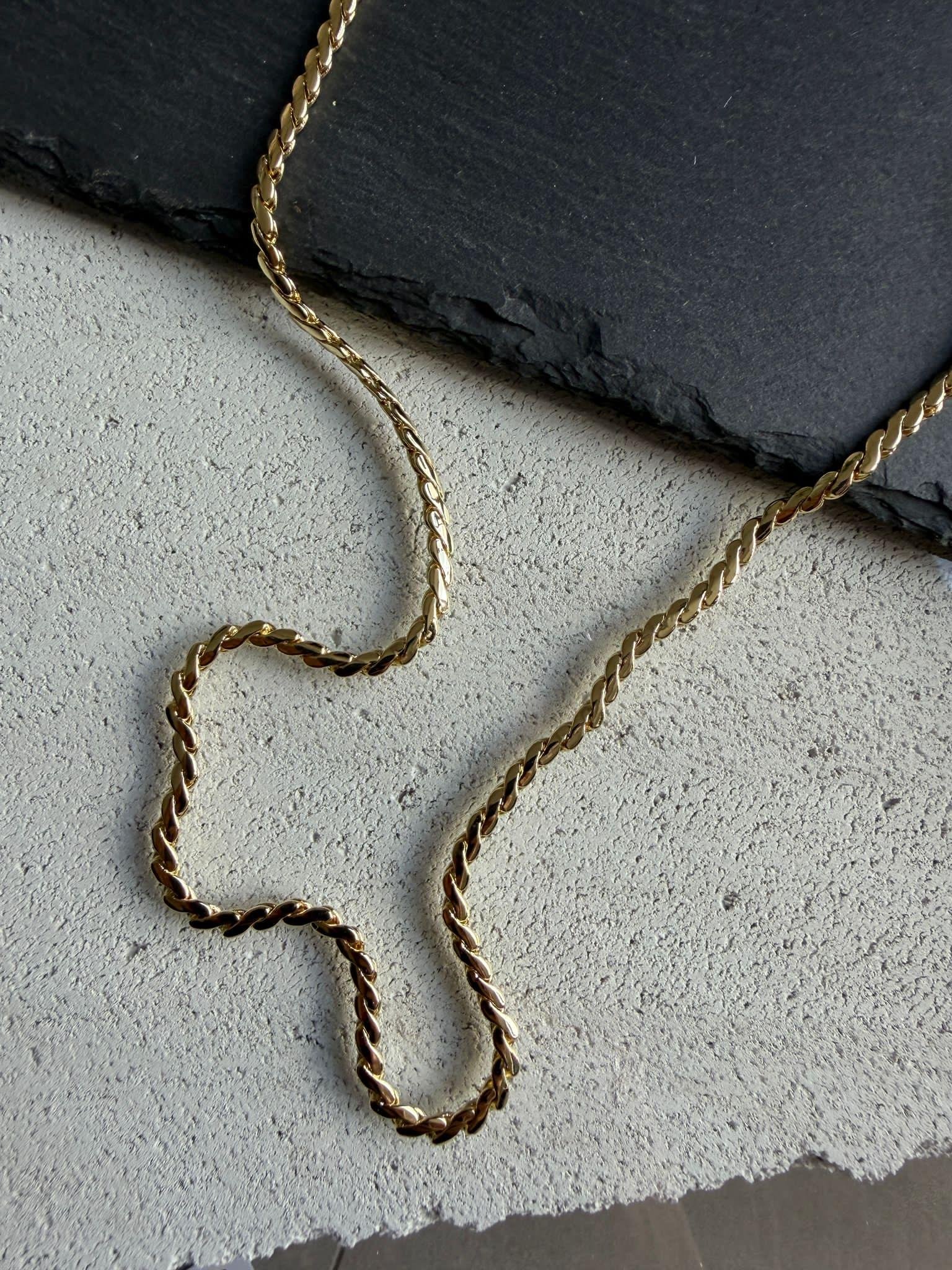 Çelik Gold Kolye 25