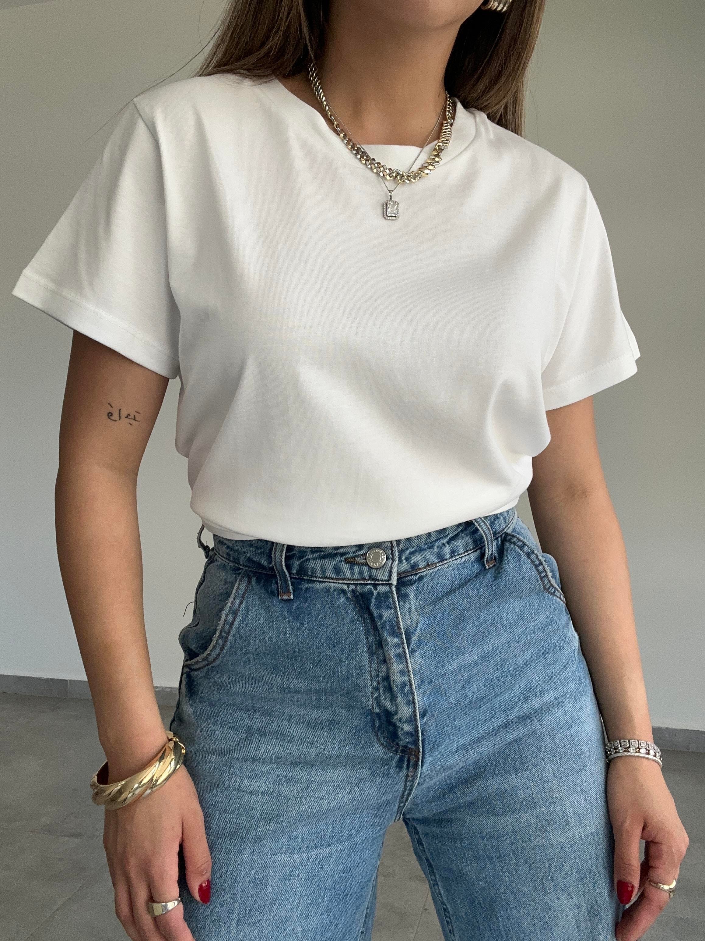 Cs Beyaz Basic Tişört