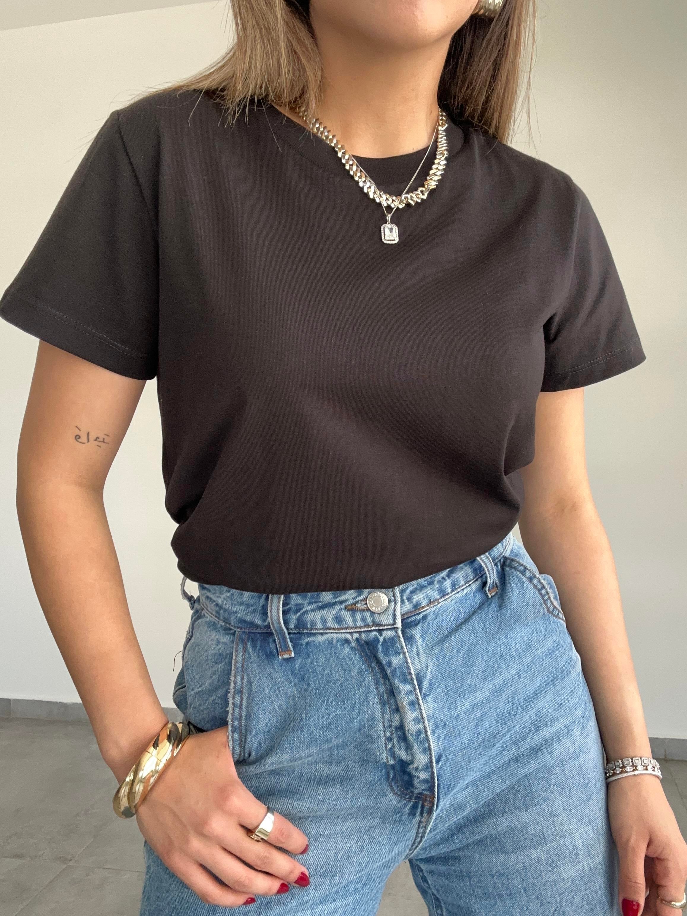 Cs Siyah Basic Tişört