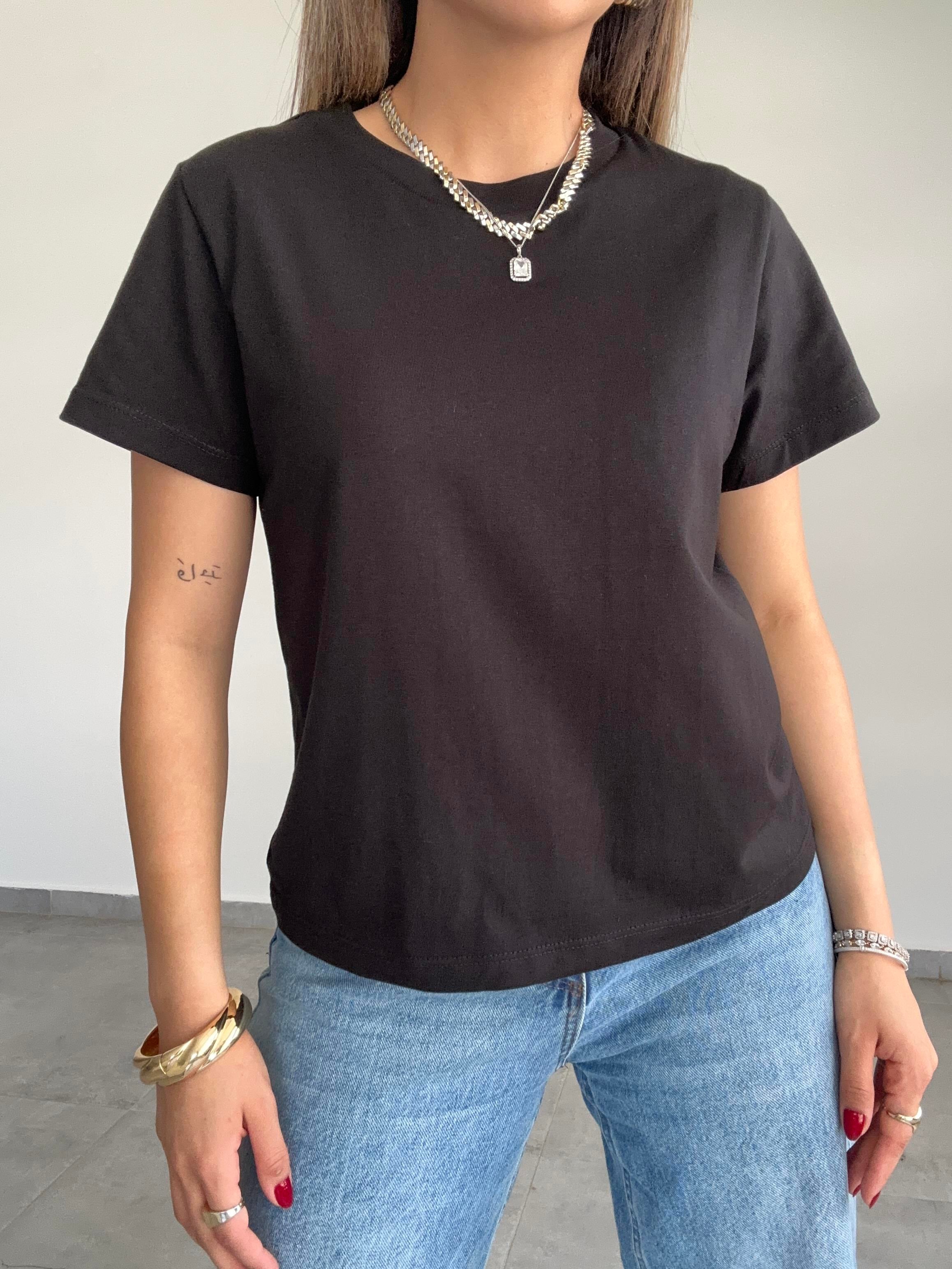 Cs Siyah Basic Tişört