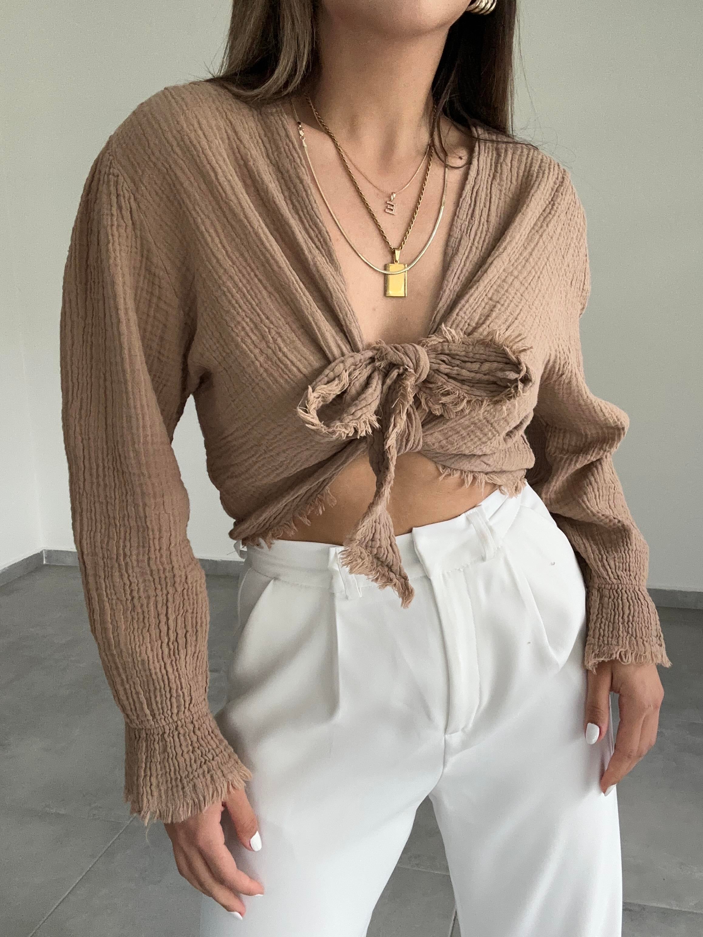 Efes Camel Bağlamalı Crop