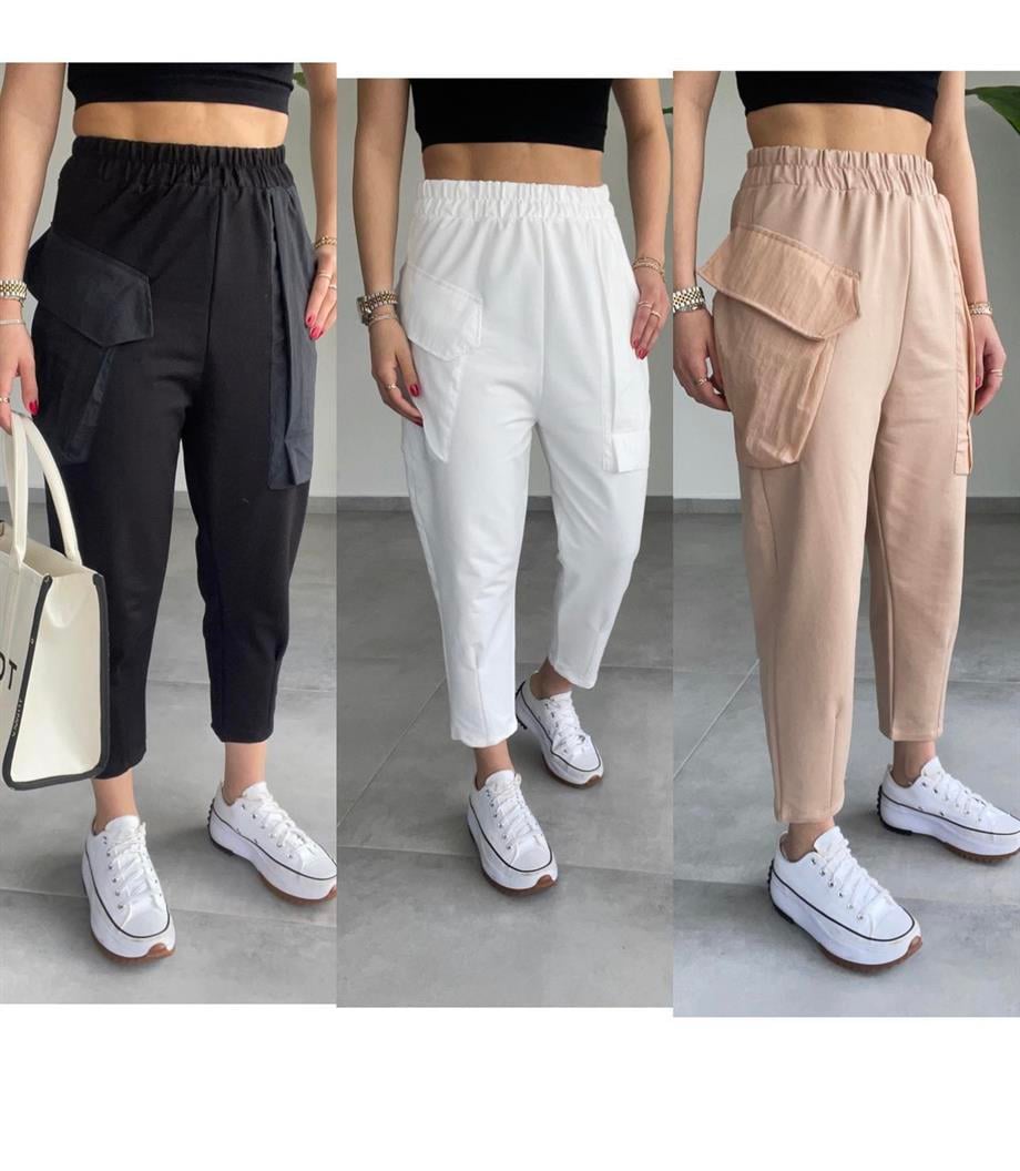 Ekru Cepli Tasarım Eşofman