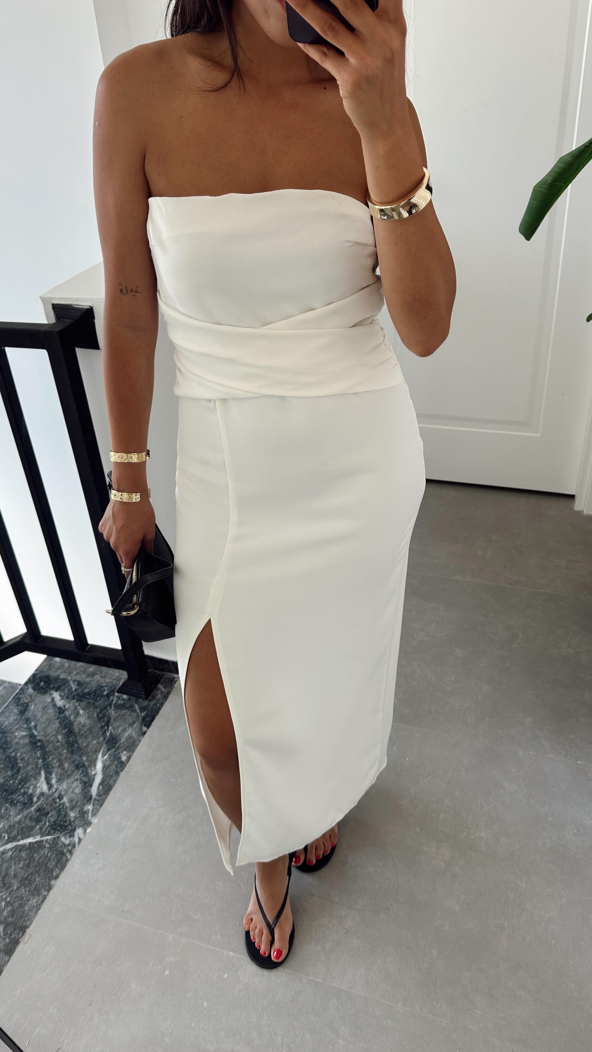 Ekru Erg Atanay Elbise