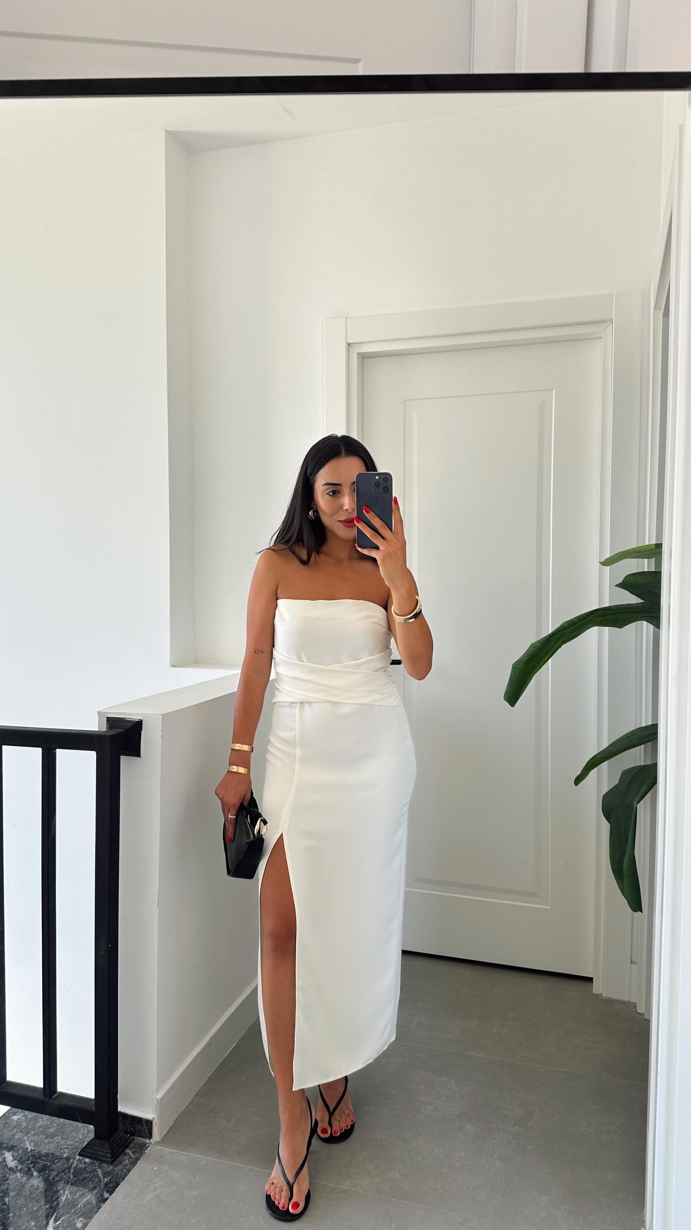 Ekru Erg Atanay Elbise