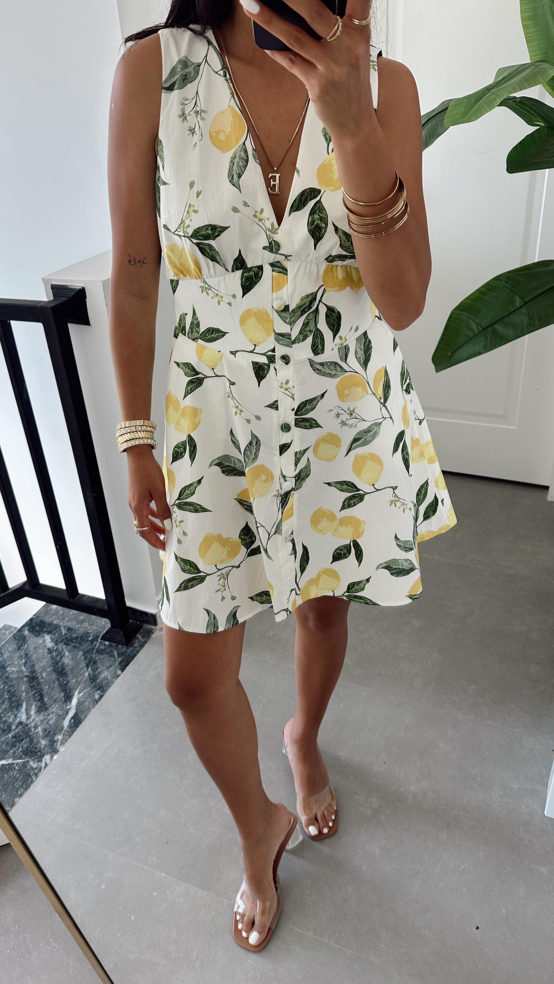 Ekru Lui Dalira Elbise