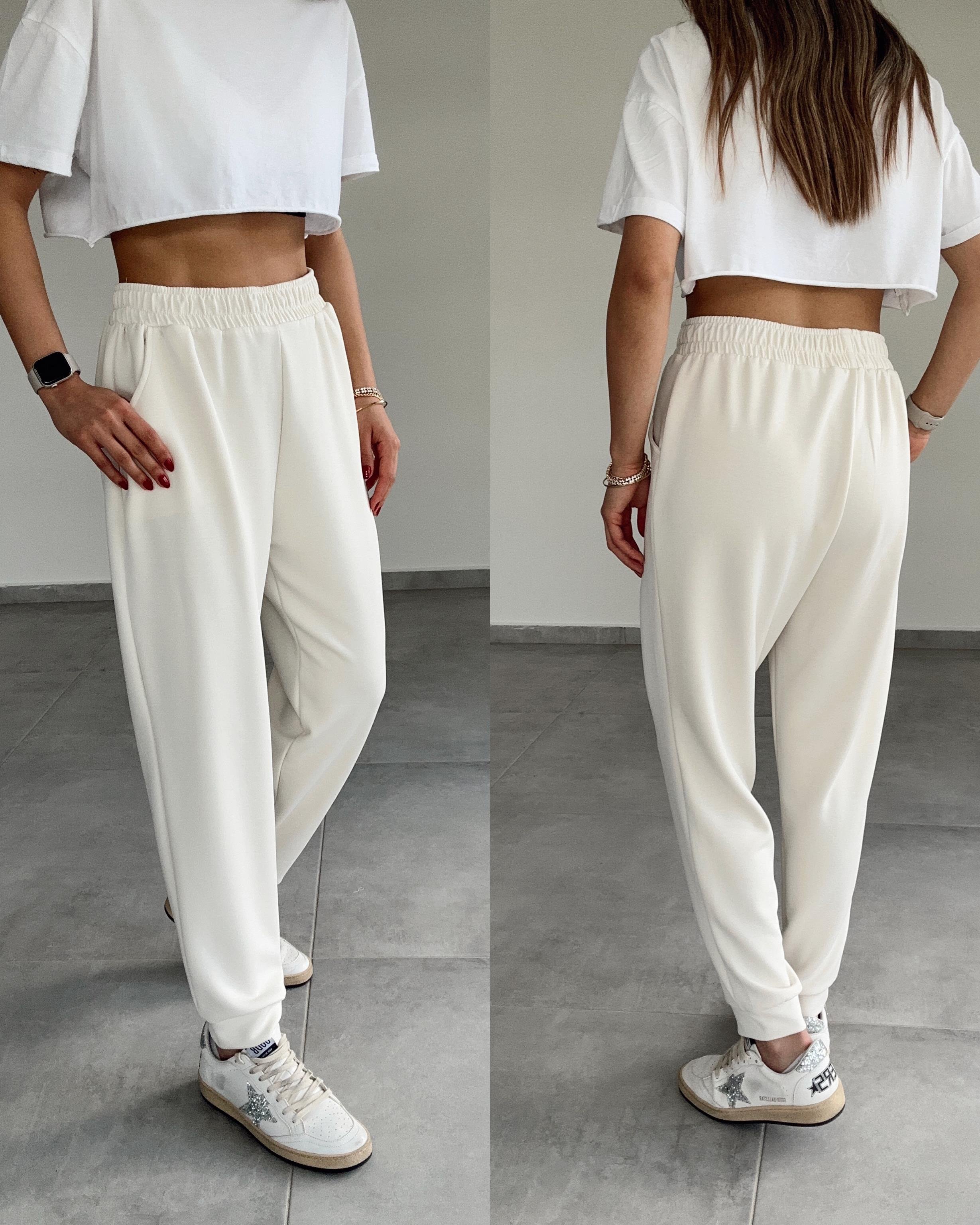 Ekru Modal Kumaş Eşofman