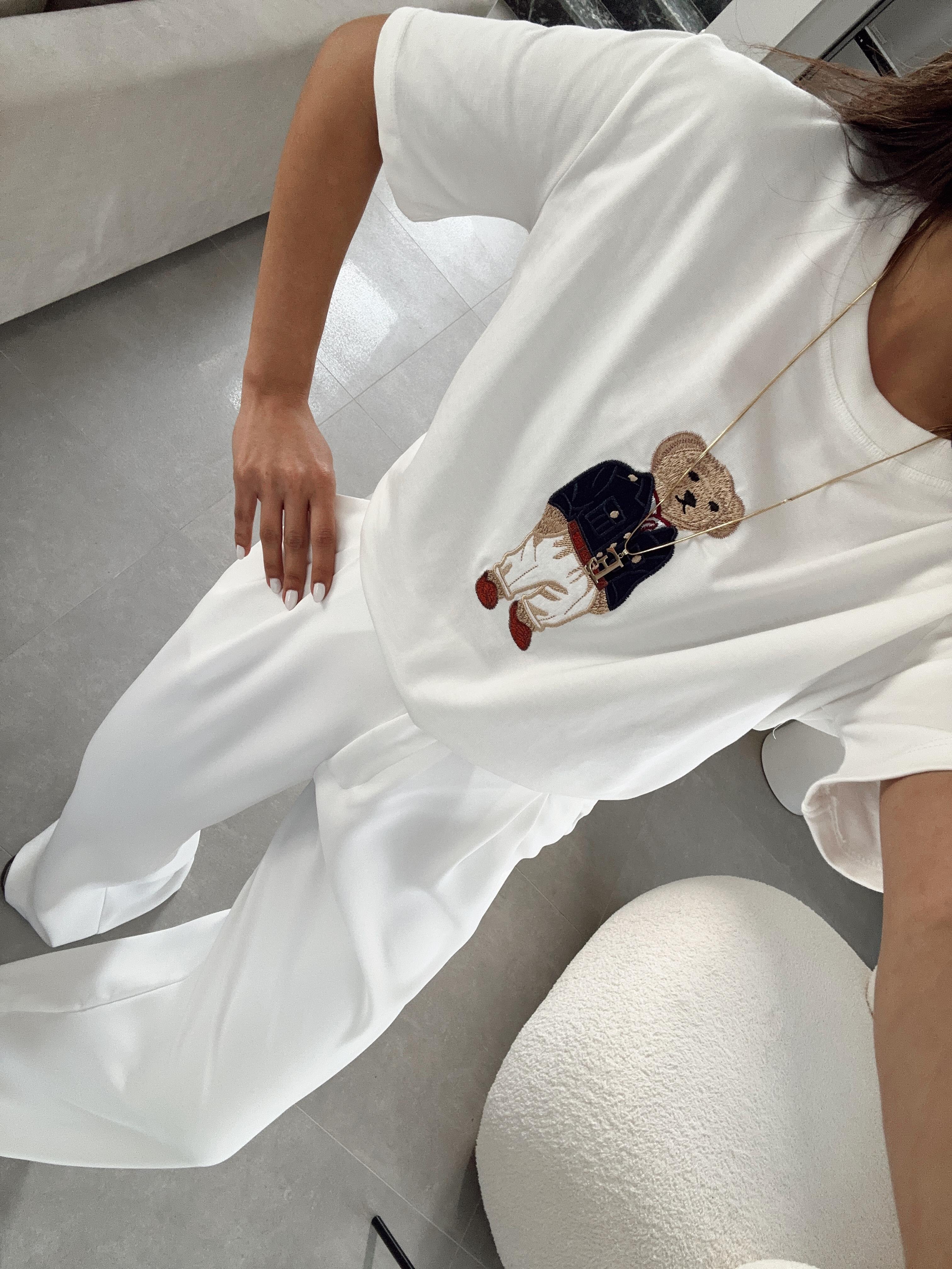 Ekru Teddy Basic Tişört