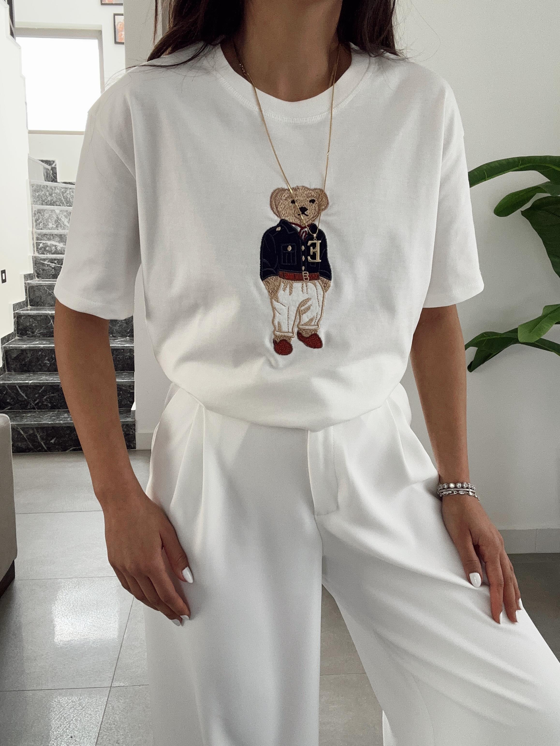 Ekru Teddy Basic Tişört