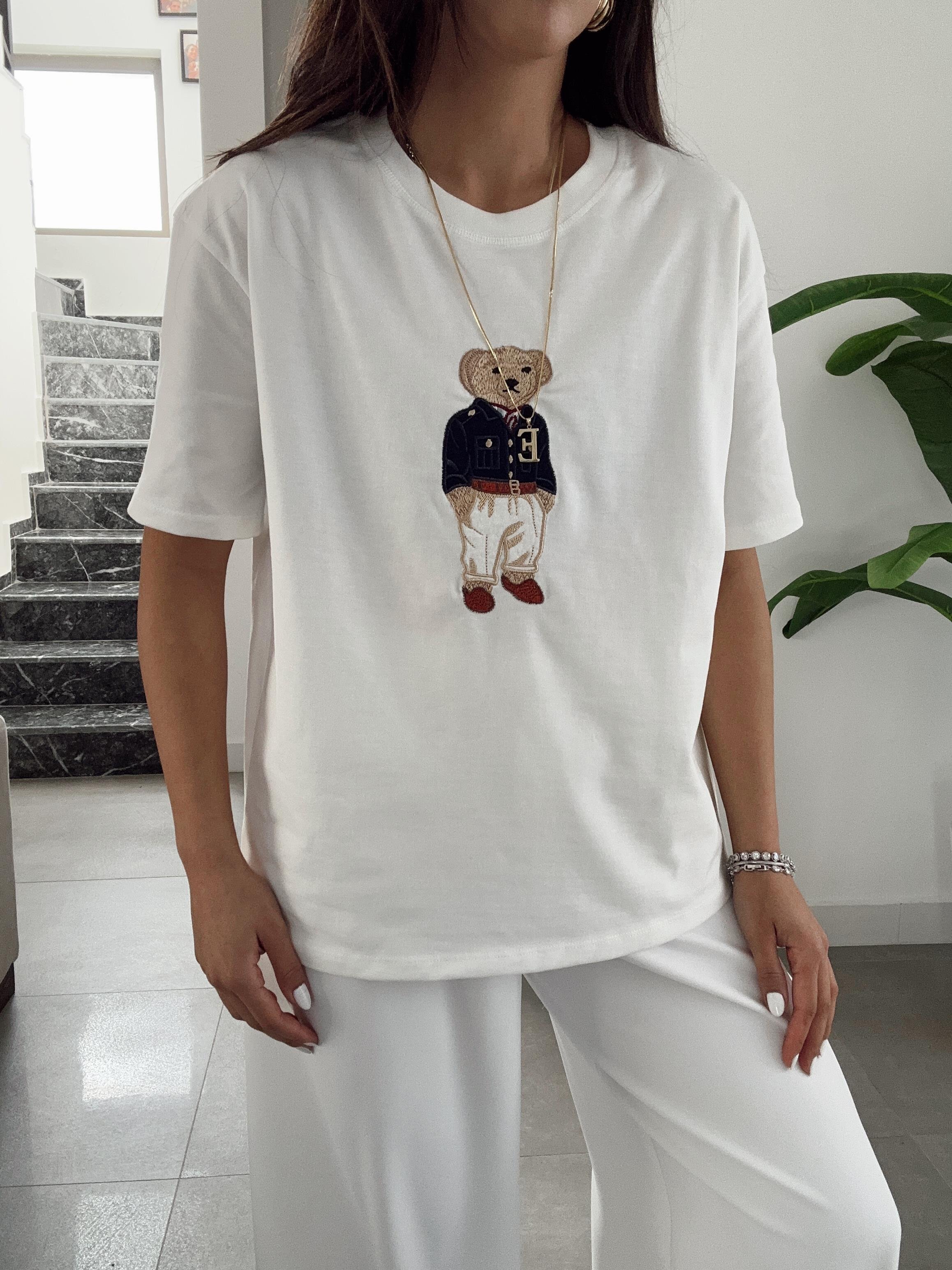 Ekru Teddy Basic Tişört