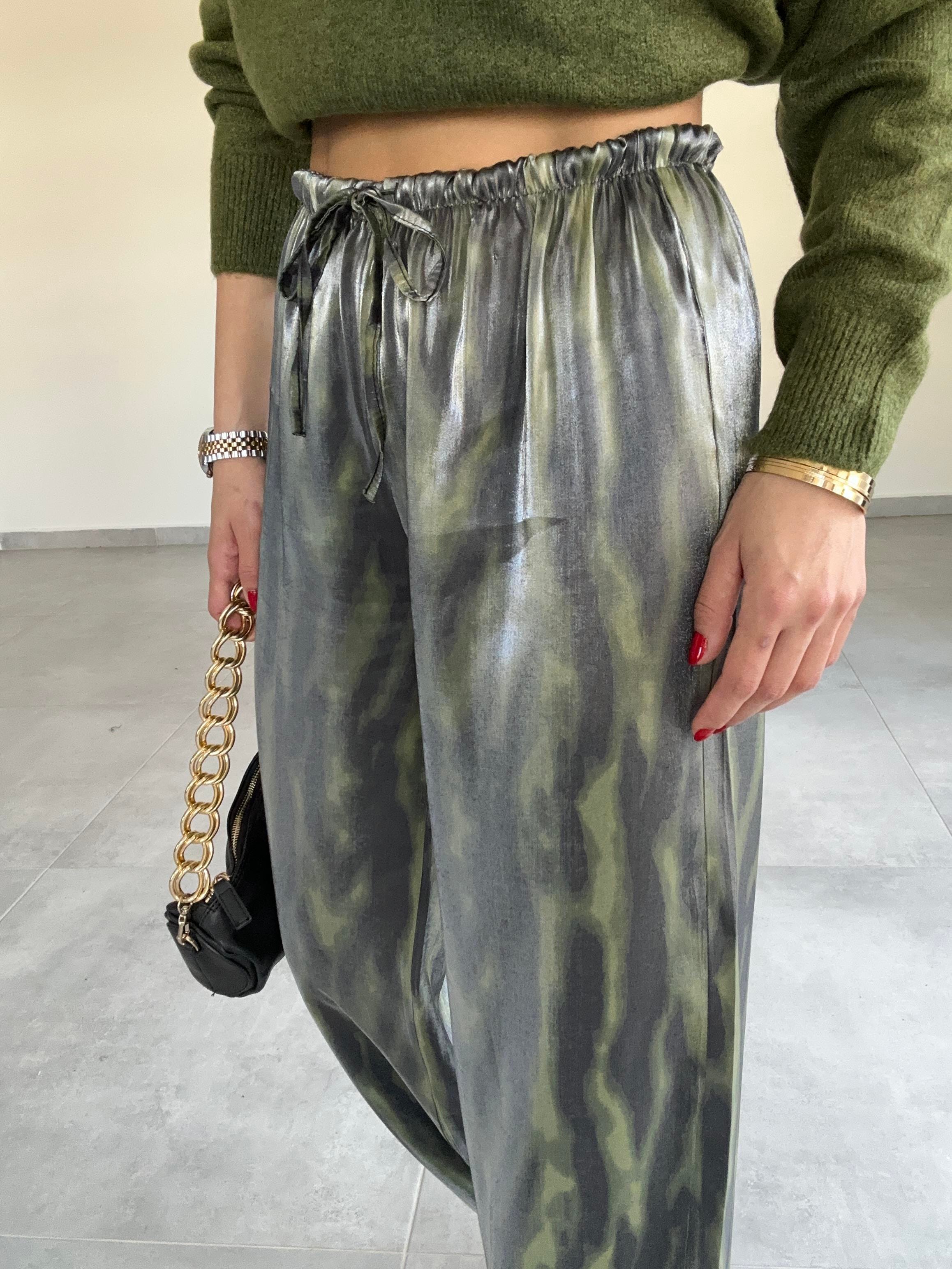 Haki Desenli Pantolon