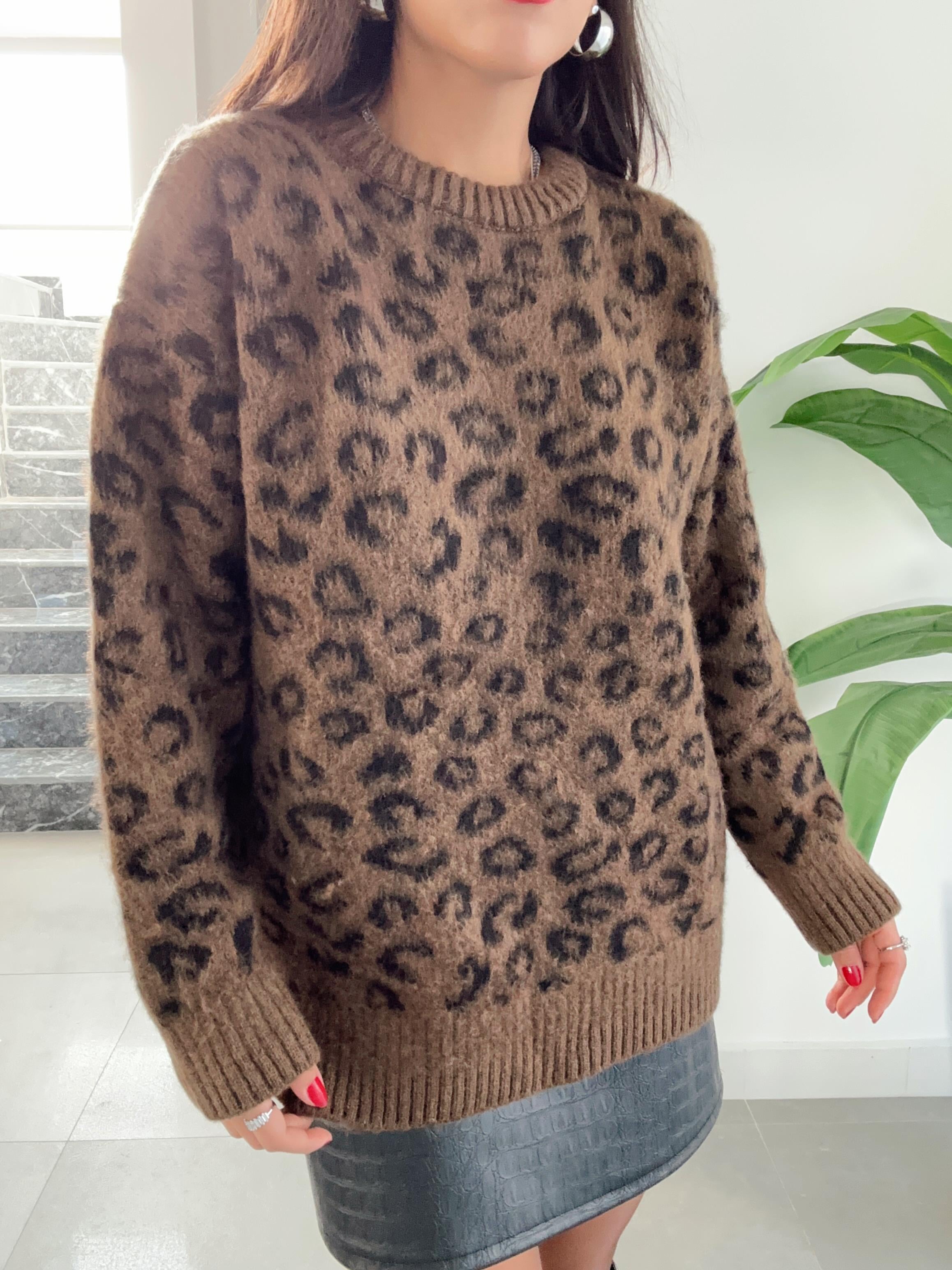 Kahve Leopar Kazak