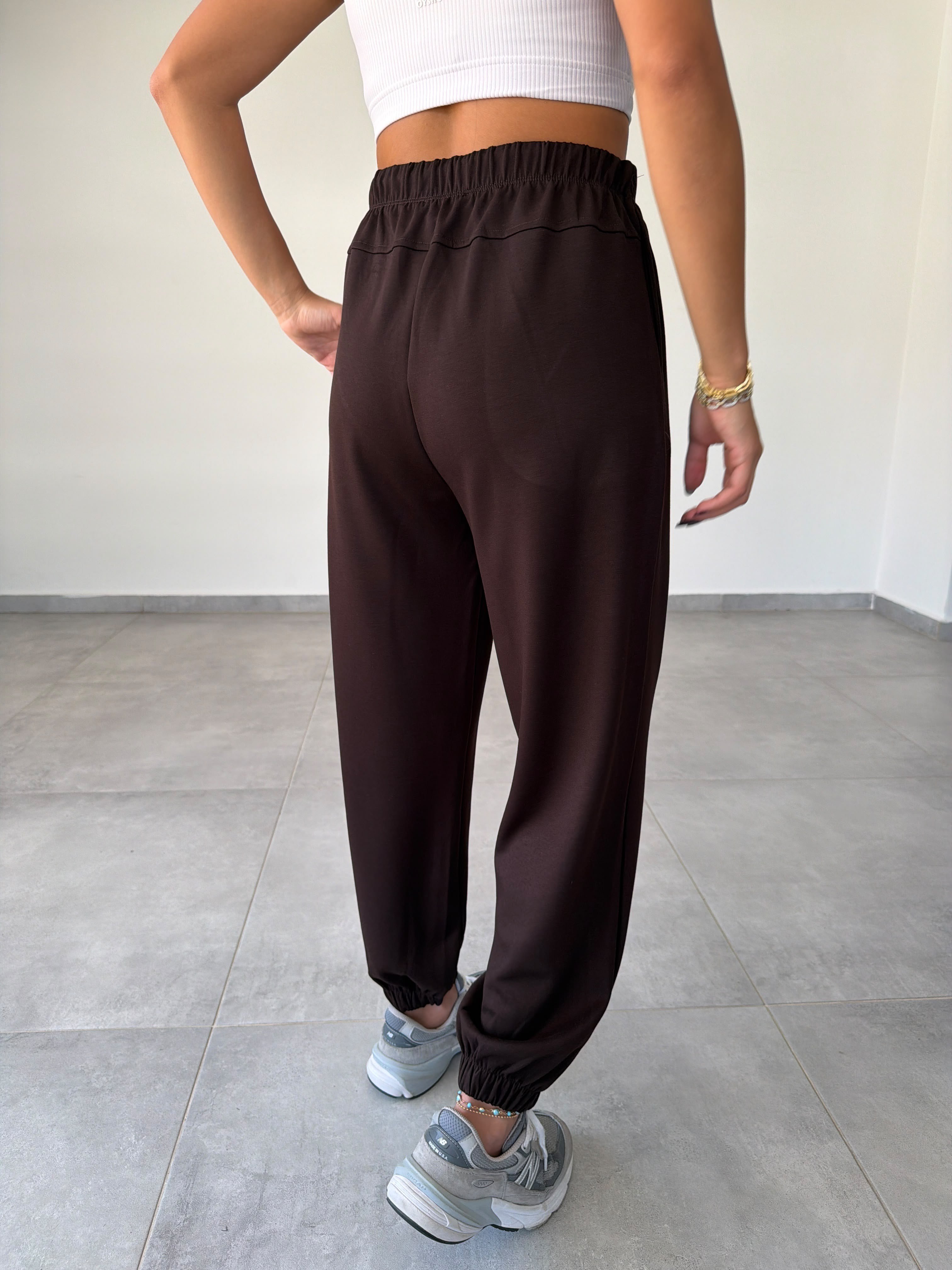 Kahve Modal Jogger Eşofman