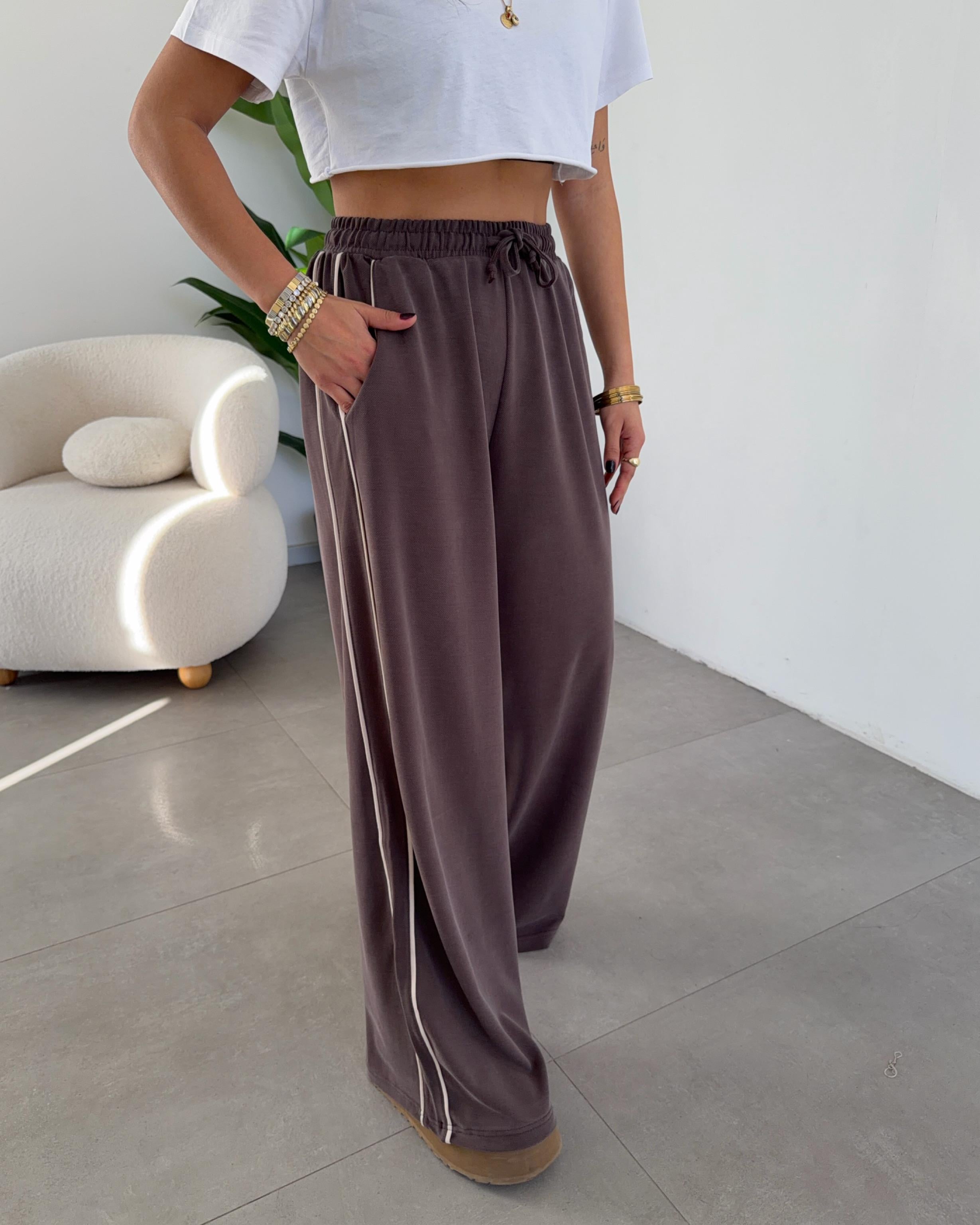 Kahve Oys Biyeli Eşofman