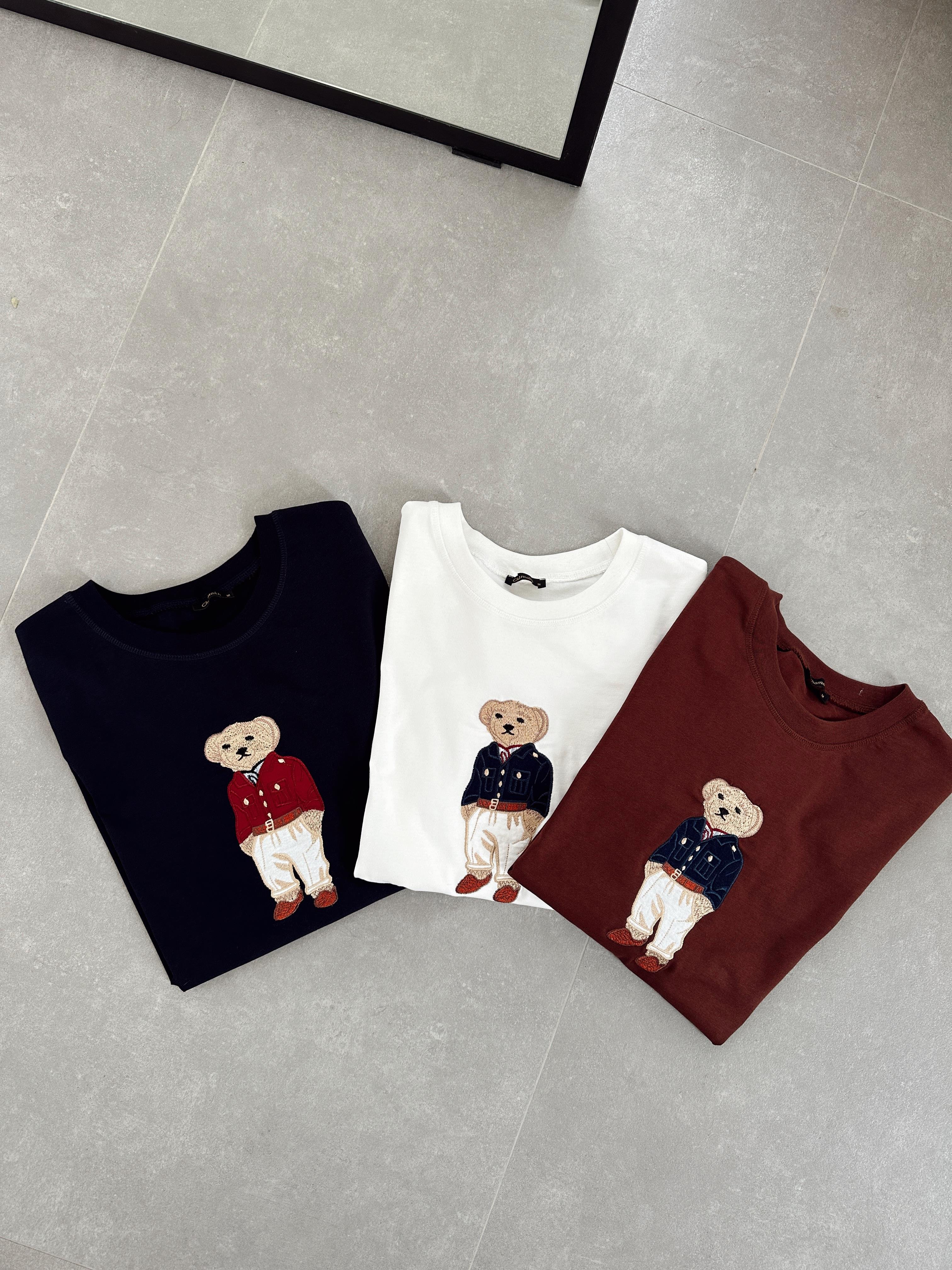 Kahve Teddy Basic Tişört