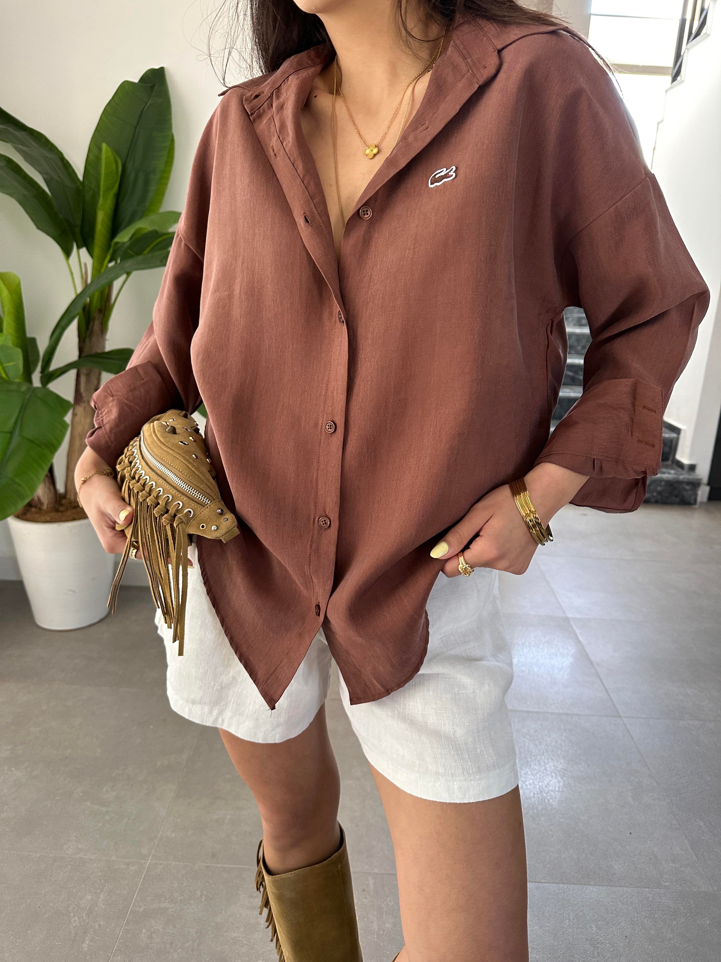 Kahve Tensel Gömlek