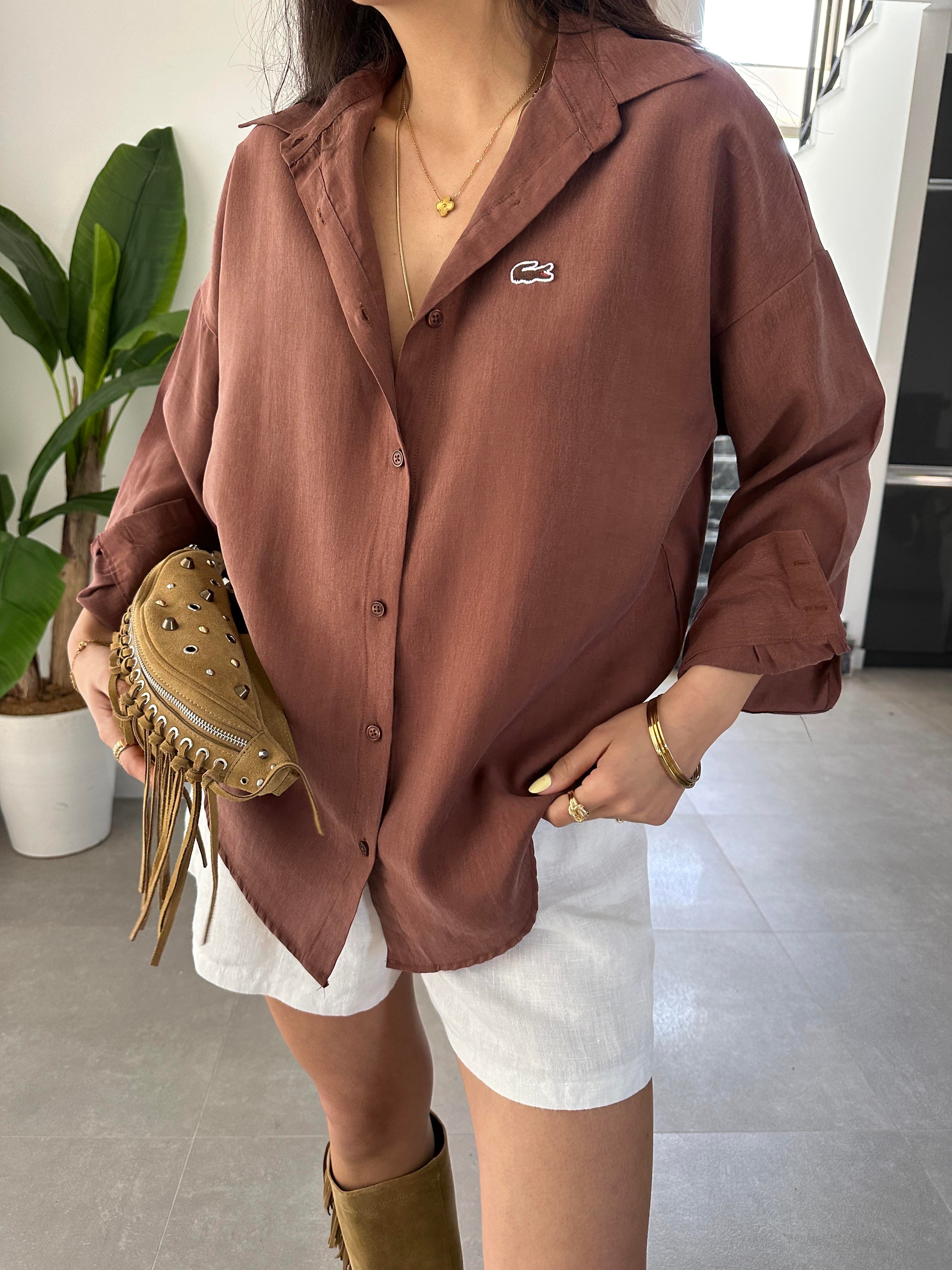 Kahve Tensel Gömlek
