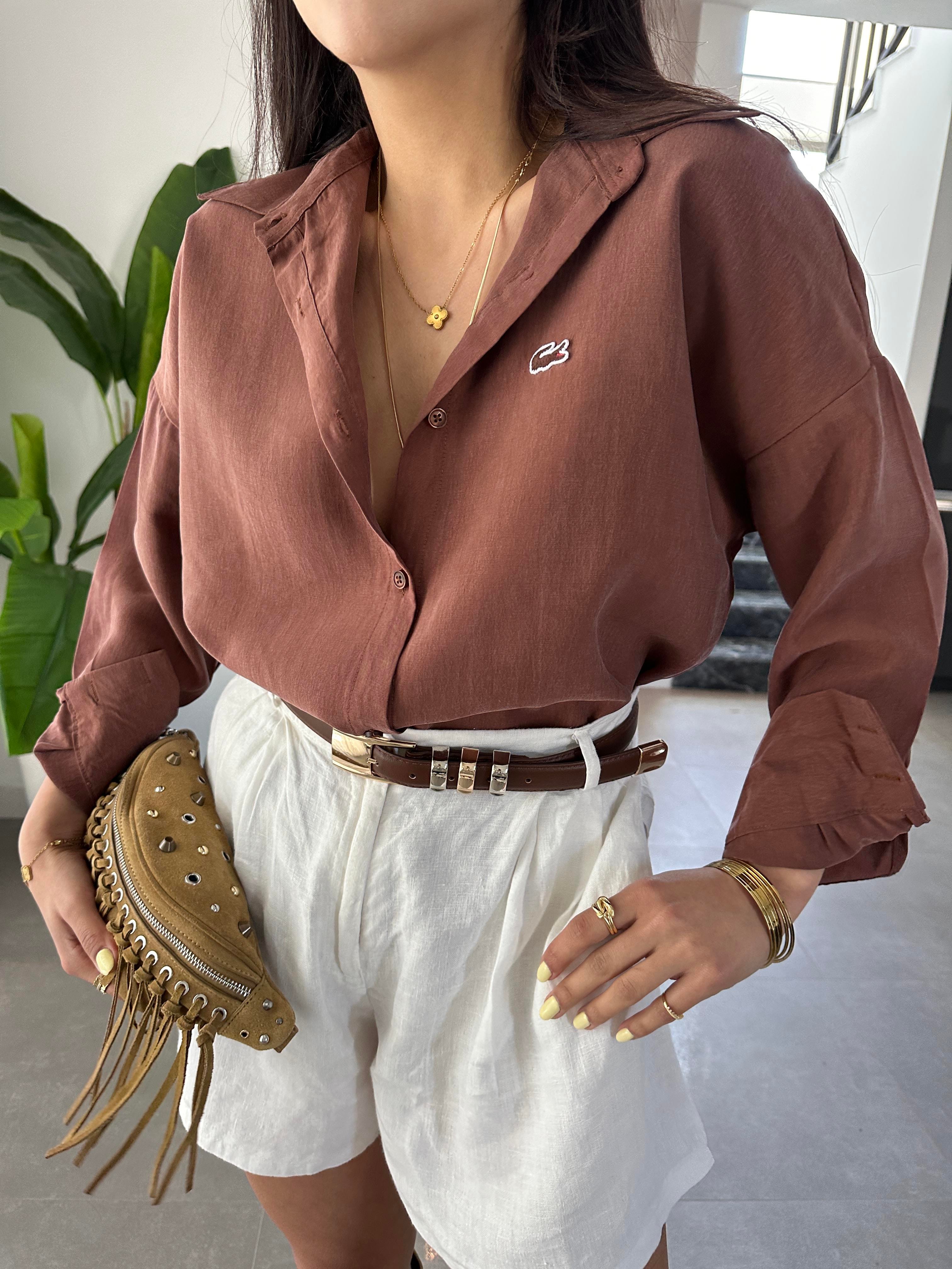 Kahve Tensel Gömlek