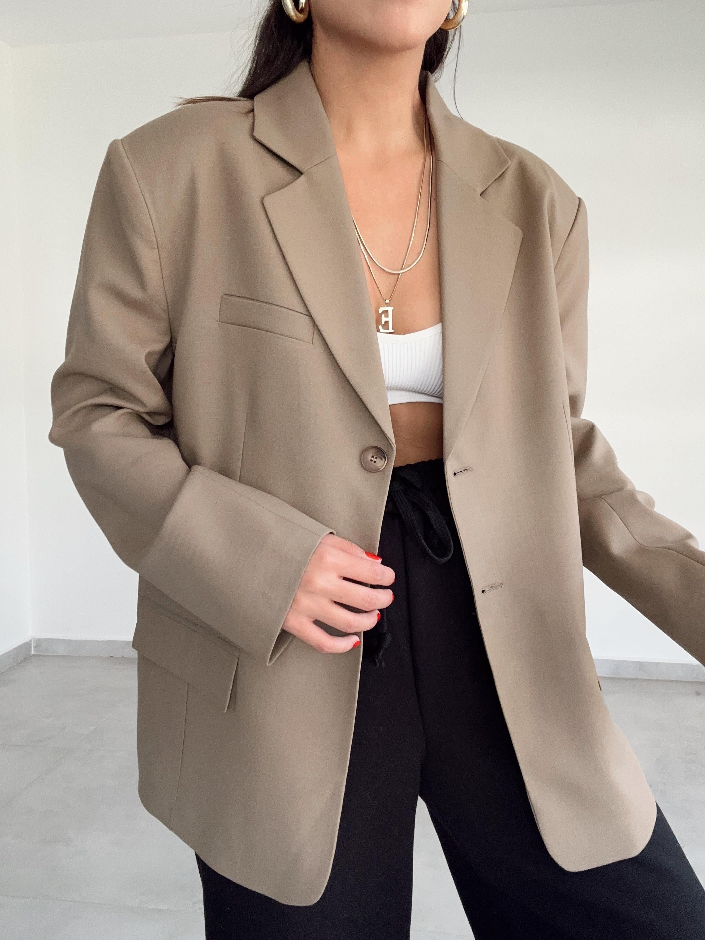 Karamel Poliviskon Blazer