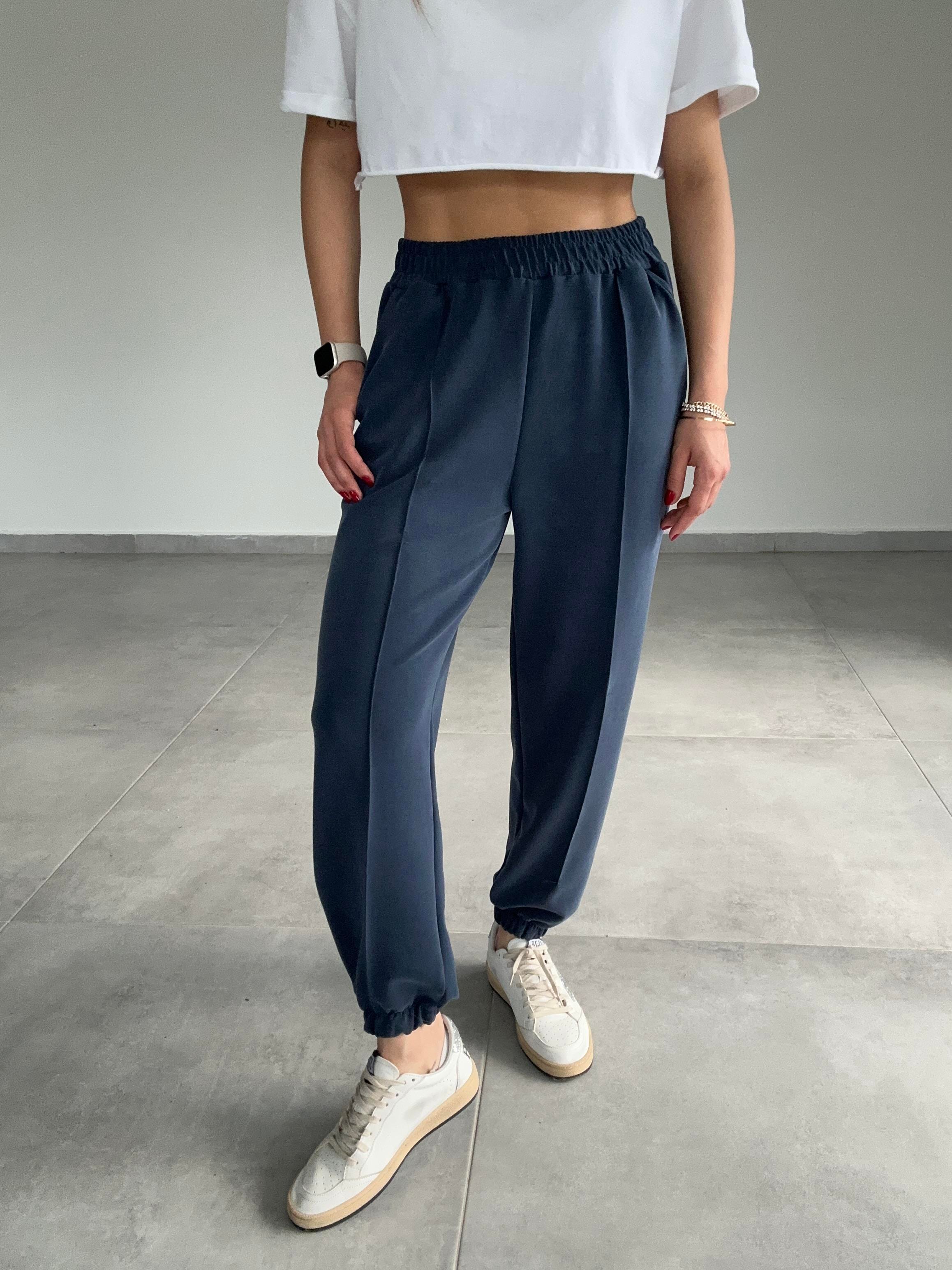 Lacivert Jogger Pantolon