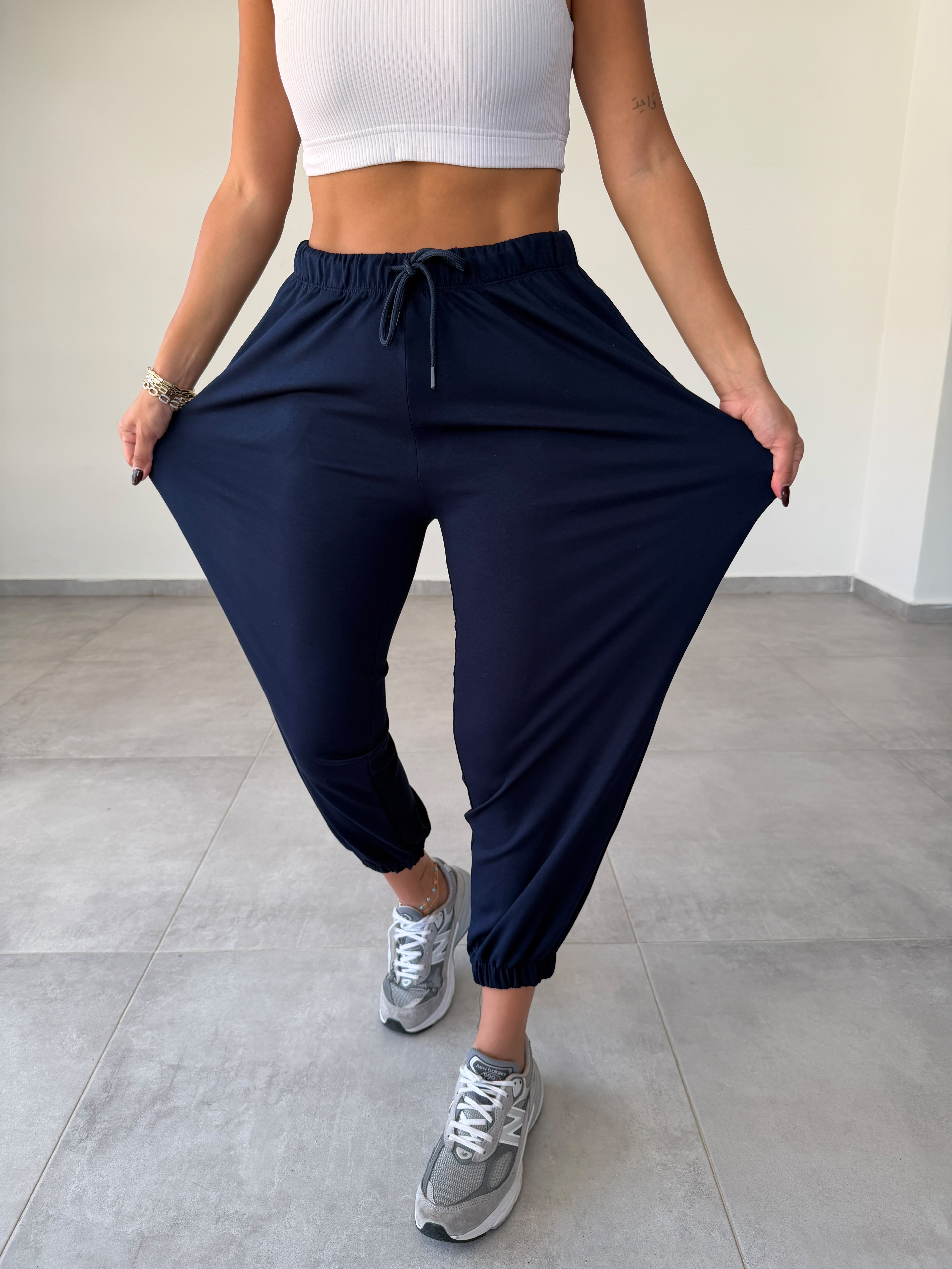 Lacivert Modal Jogger Eşofman