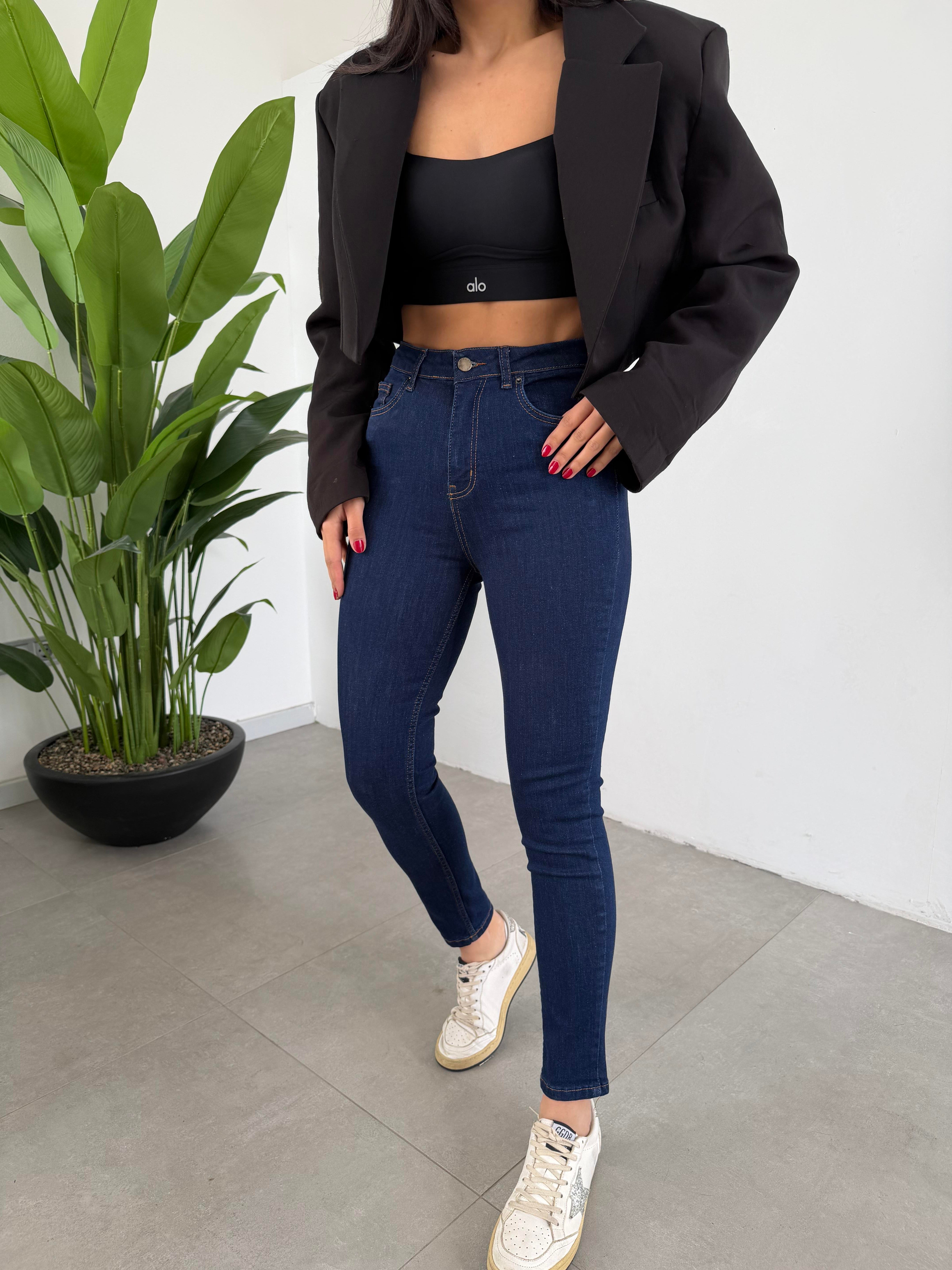 Lacivert Skinny Jean
