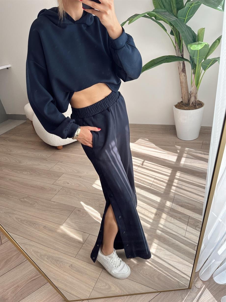 Lacivert Sweat Takım