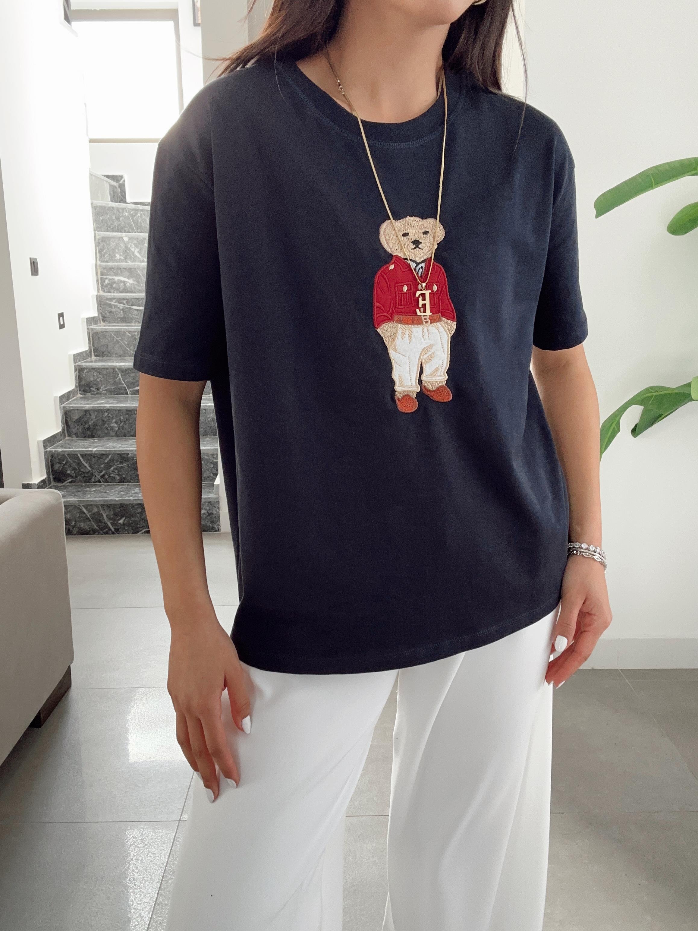 Lacivert Teddy Basic Tişört