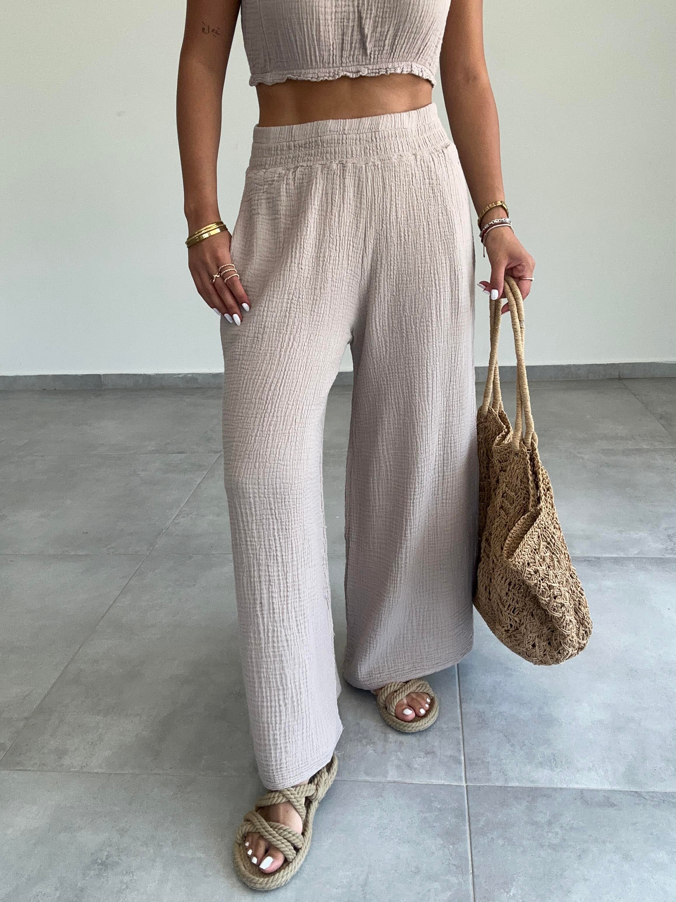 Leon Vizon Müslin Pantolon