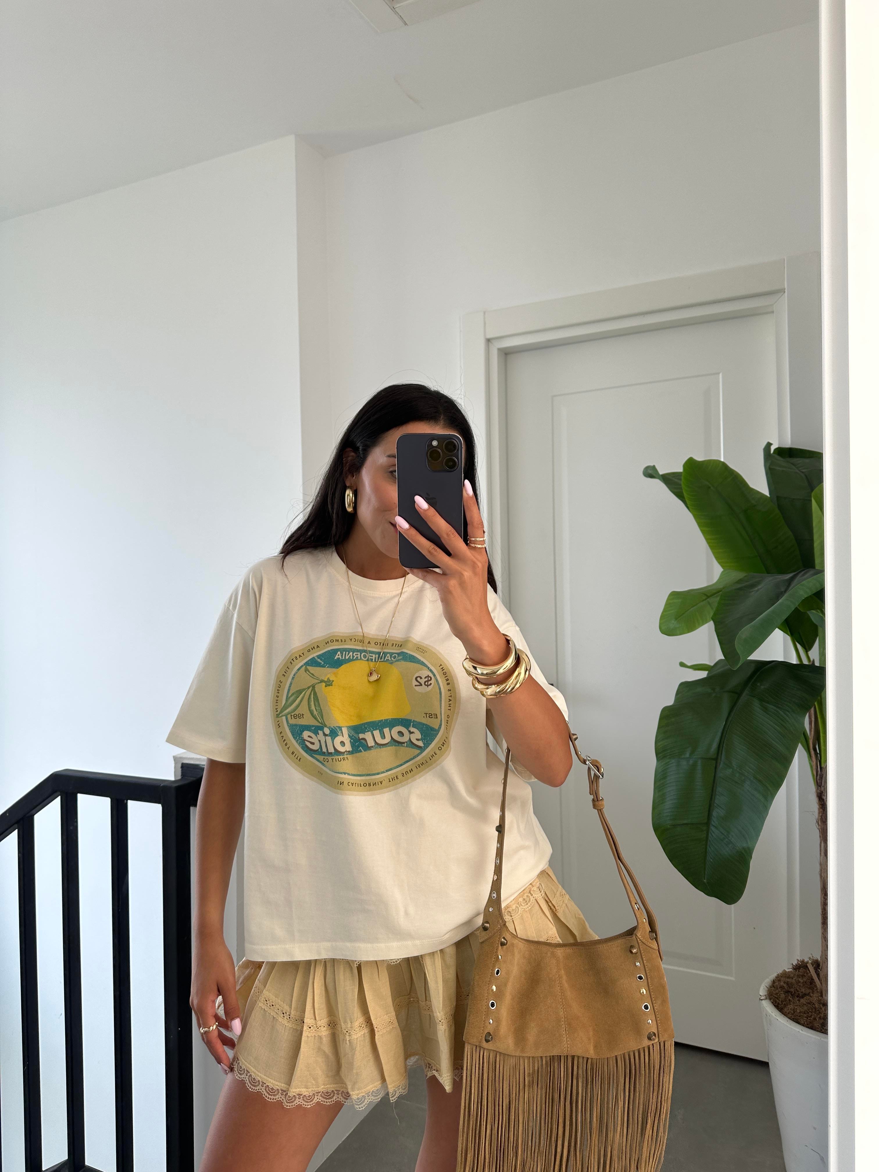 Limon Baskılı Tshirt