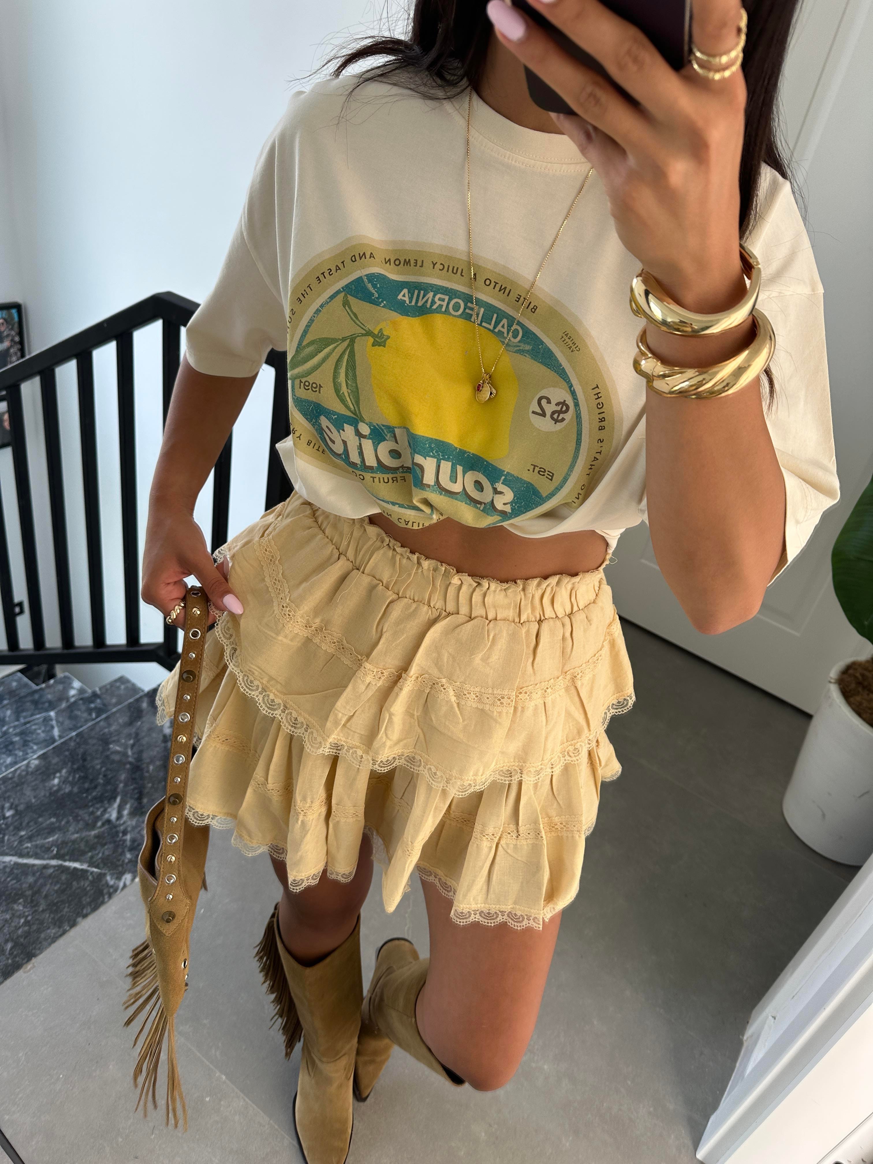 Limon Baskılı Tshirt