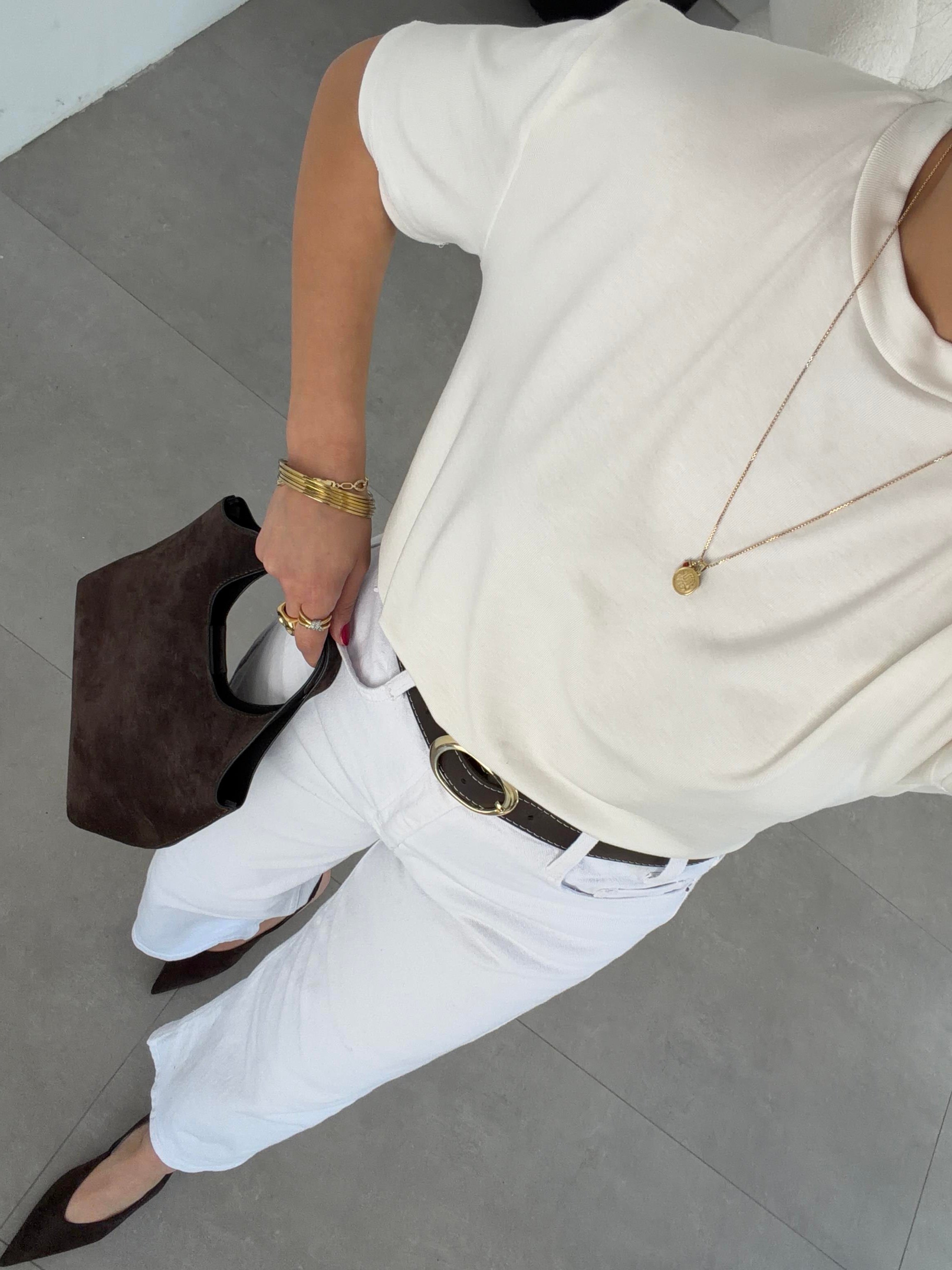 M-D Ekru İnterlok Bisiklet Yaka Basic