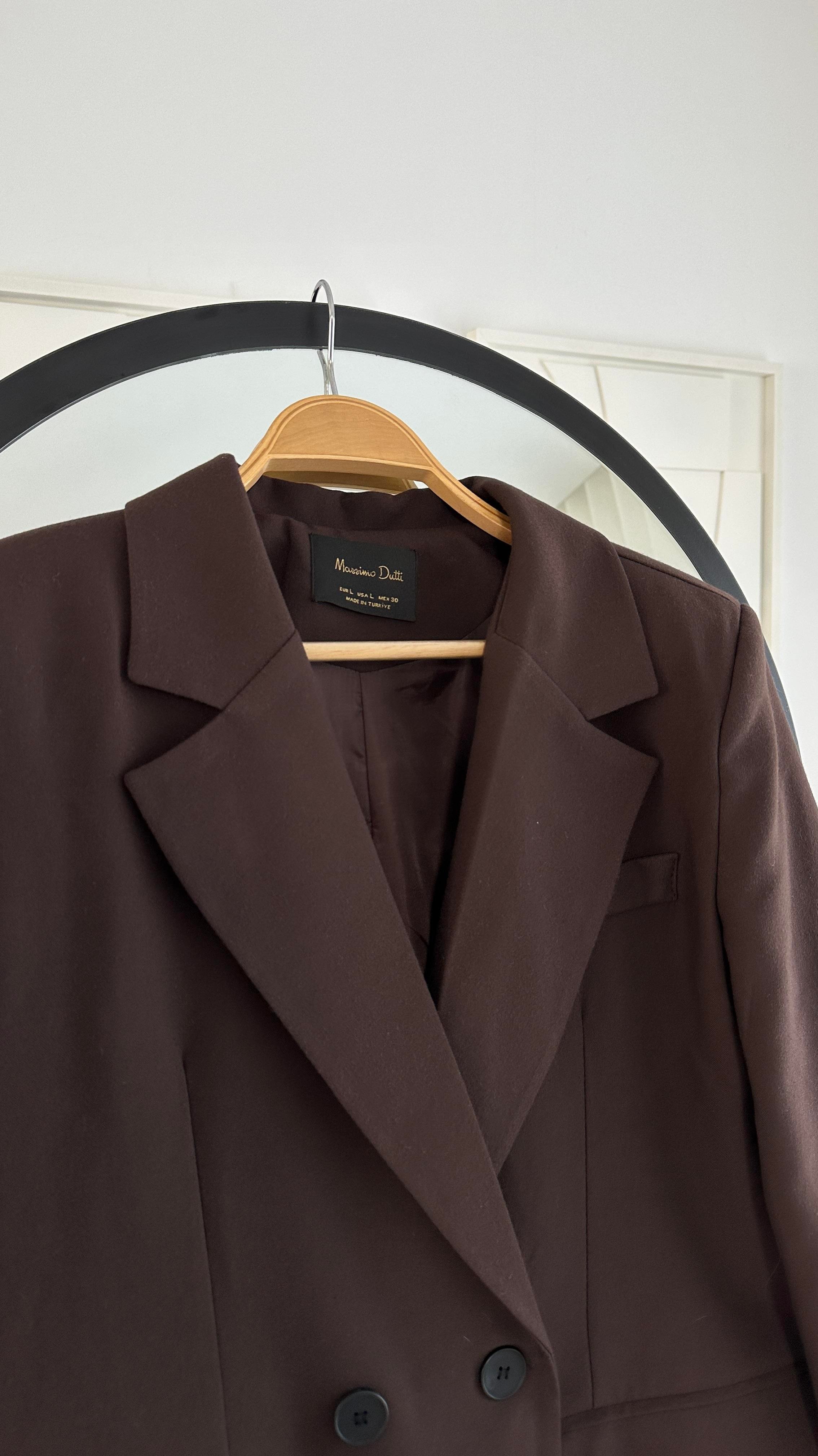 M-D Kahve Vatkalı Blazer