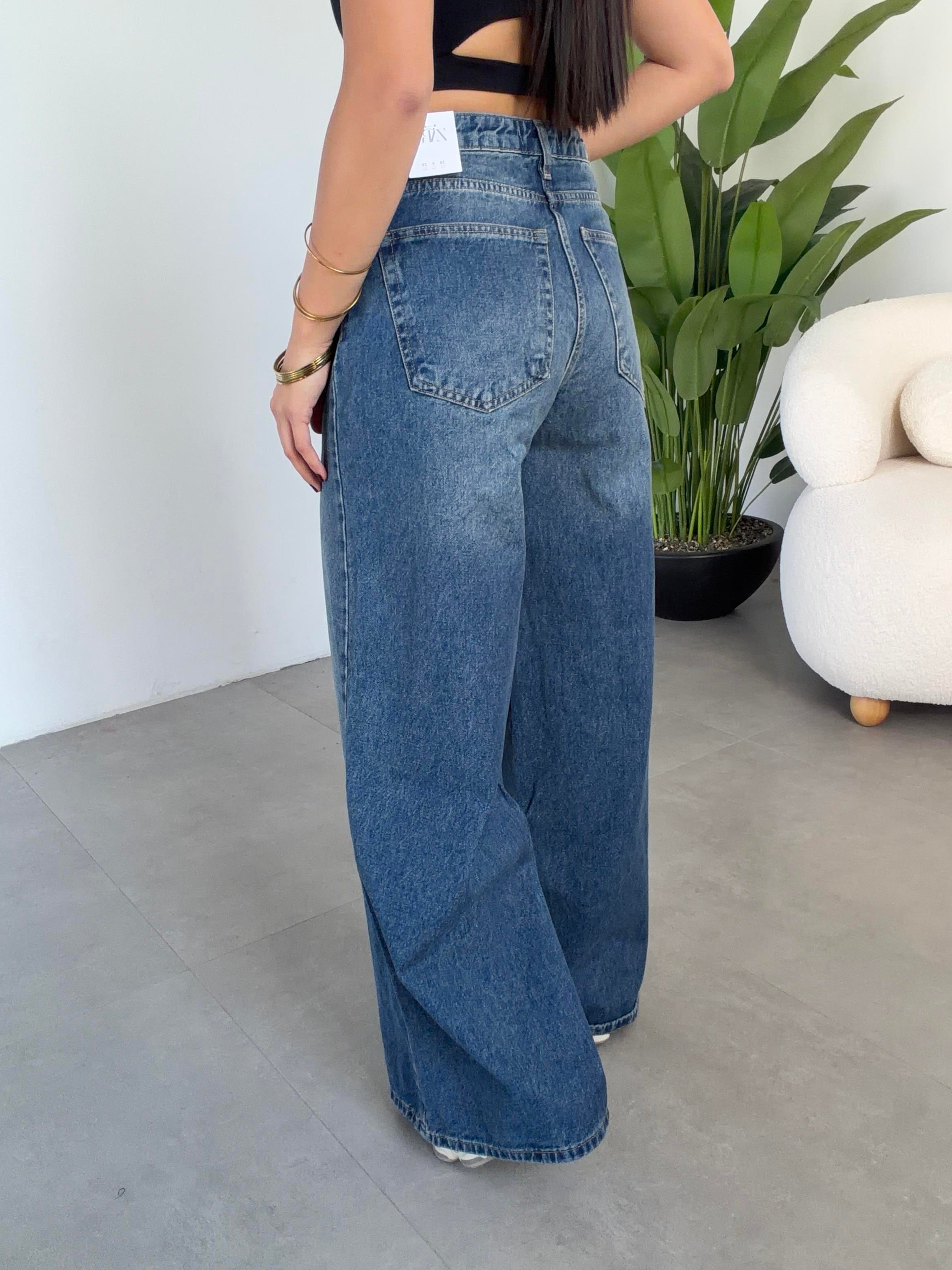 Mavi Wideleg Jean