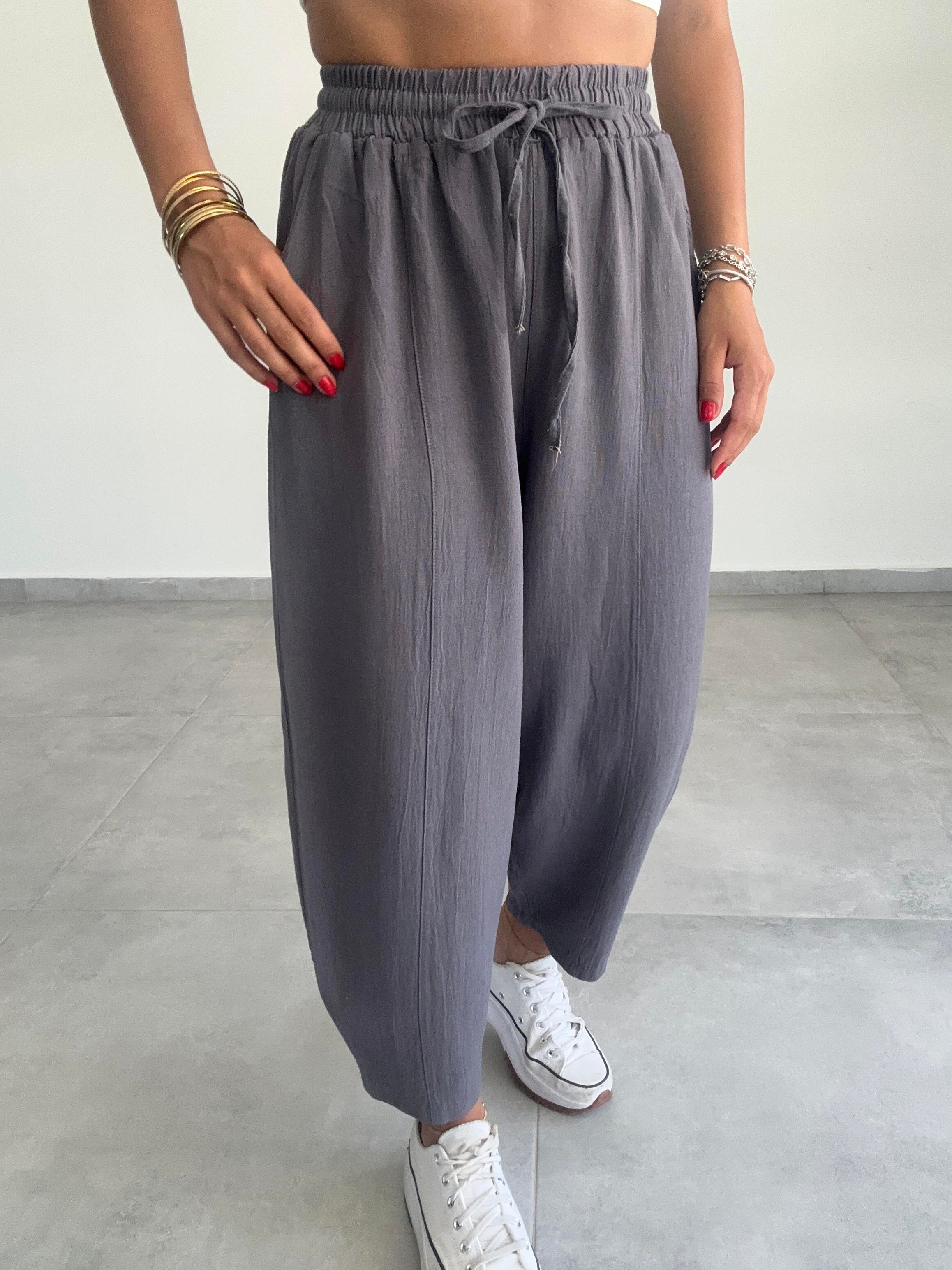 Mosy Antrasit Şalvar Pantolon