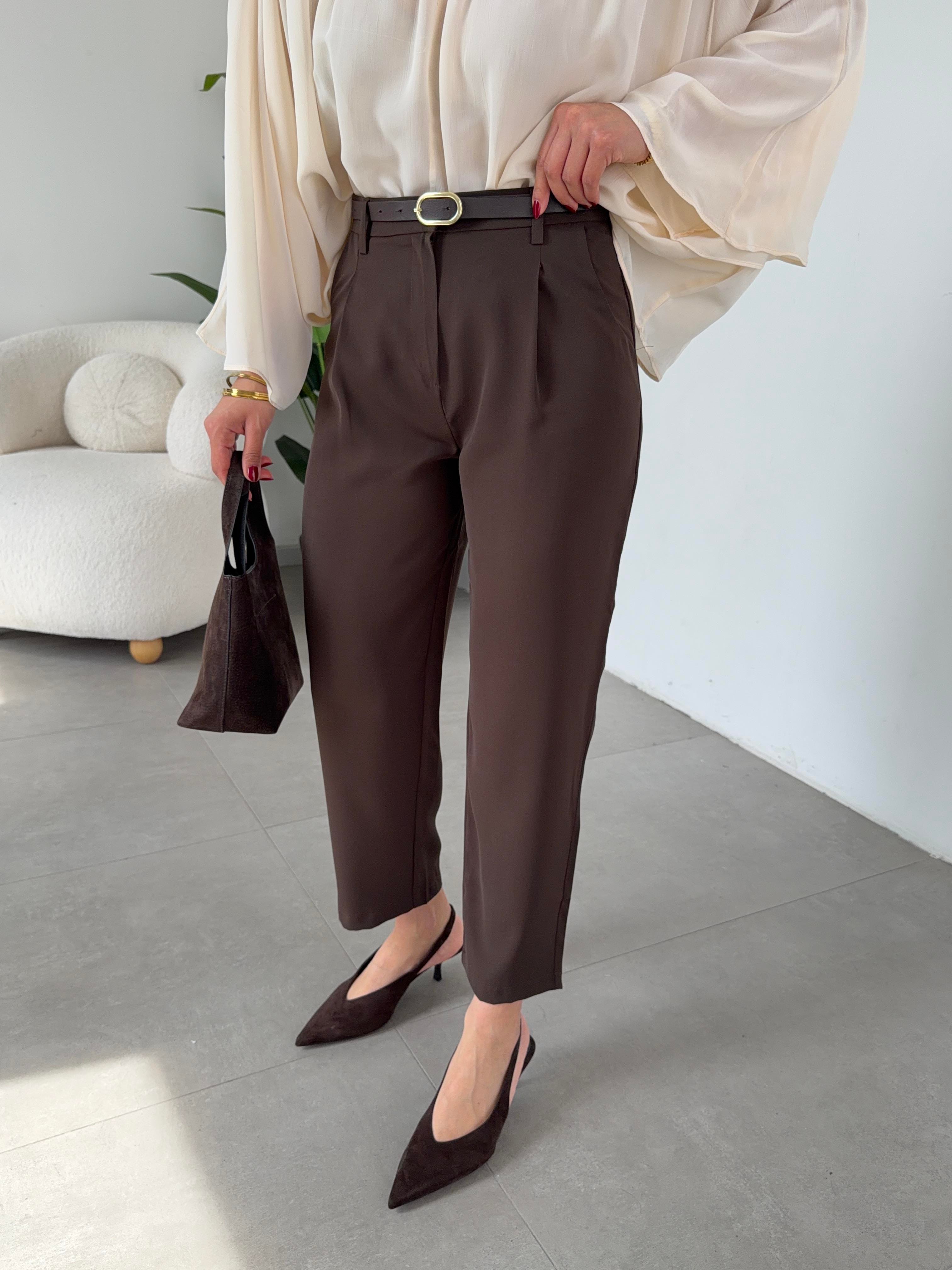 Narbella Kahve Pantolon