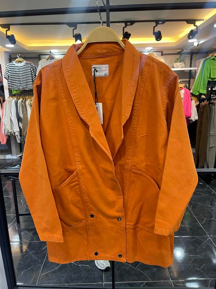 Orange Şal Yaka Ceket