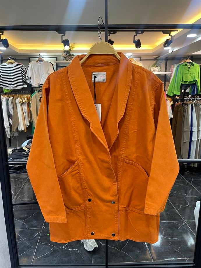 Orange Şal Yaka Ceket