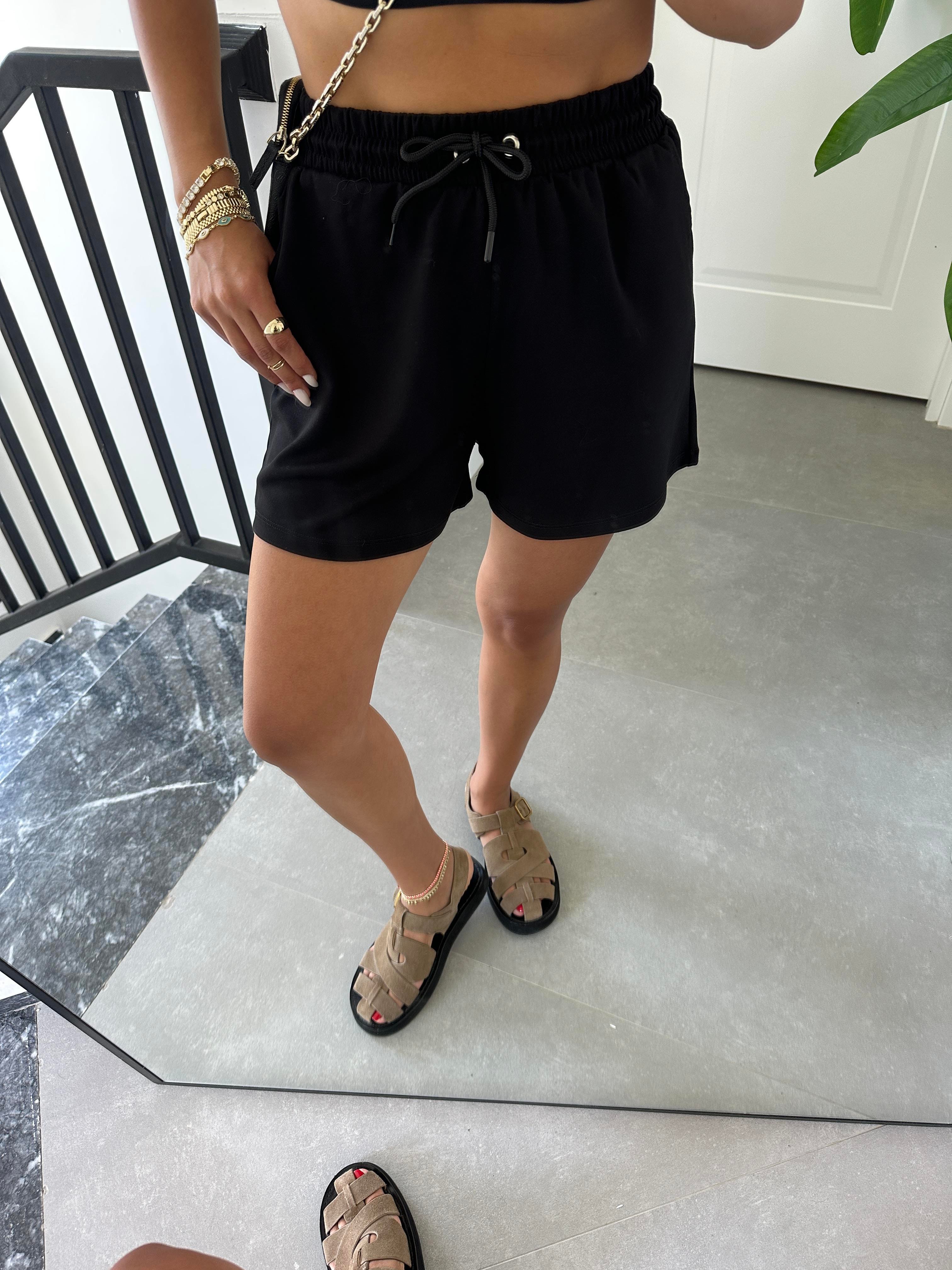 Oys Siyah Modal Şort