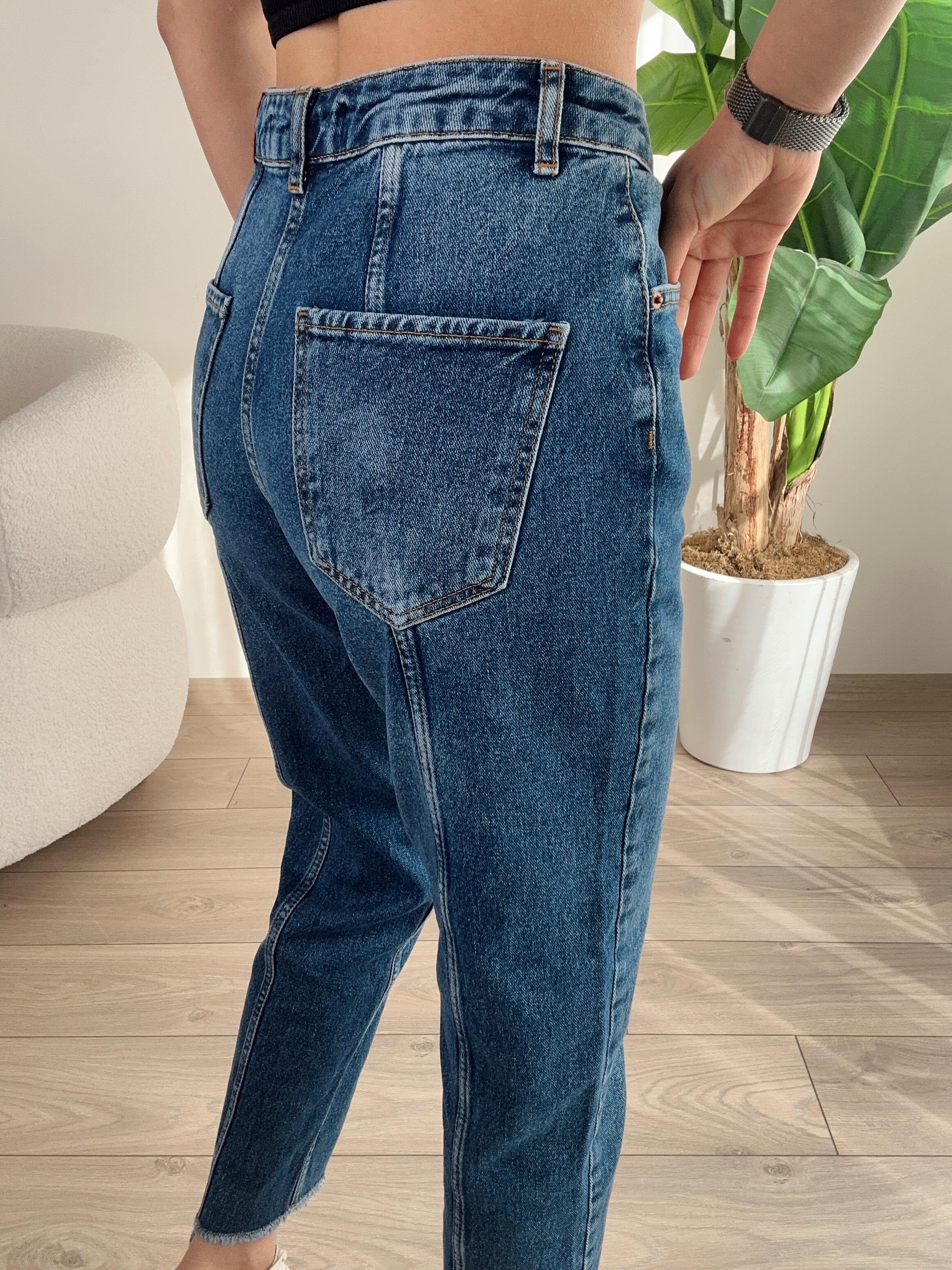 Parçalı Kot Pantolon