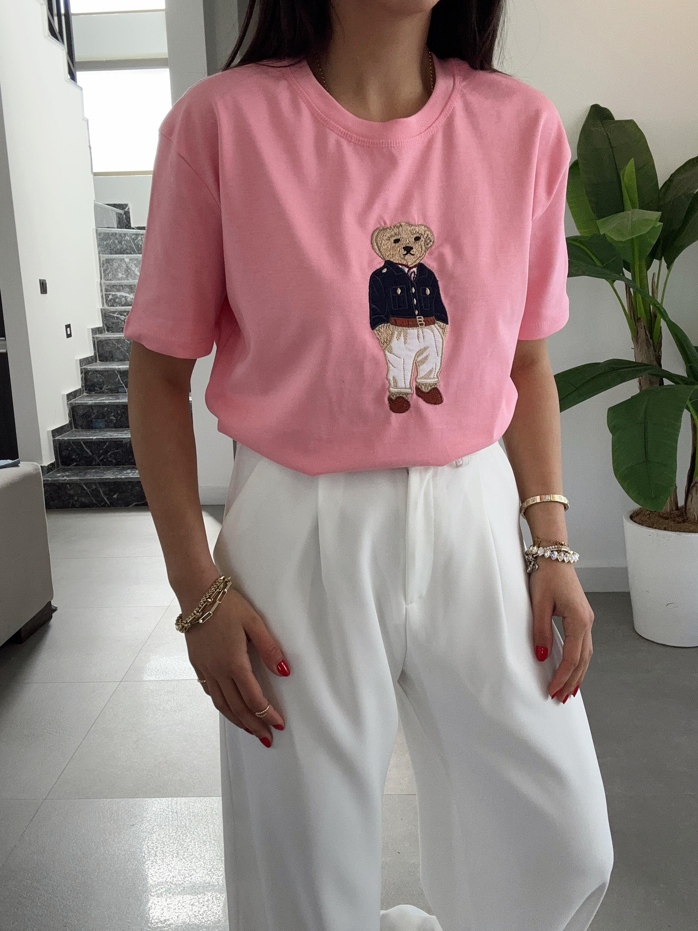 Pembe Teddy Basic Tişört